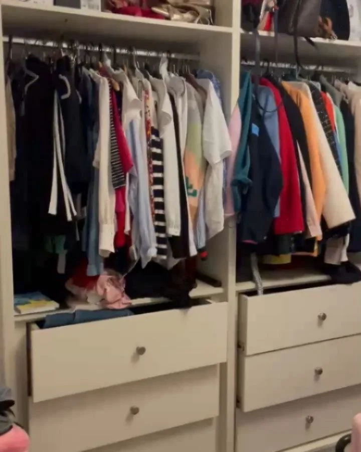 Another beautiful wardrobe transformation!

My client already had stunning built-ins with plenty of storage, they just needed some help making the most of the space. We introduced a smart, logical storage system and used simple folding techniques to 