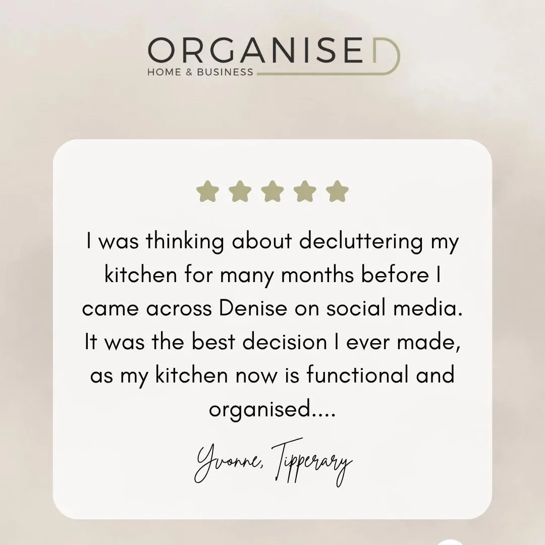 5 Star Client Review 😍😍 Such a lovely review. Thanks so much. Really appreciate it, so lovely to work with you. So happy to help.

#organised #ClientReview #DeclutterWithMe