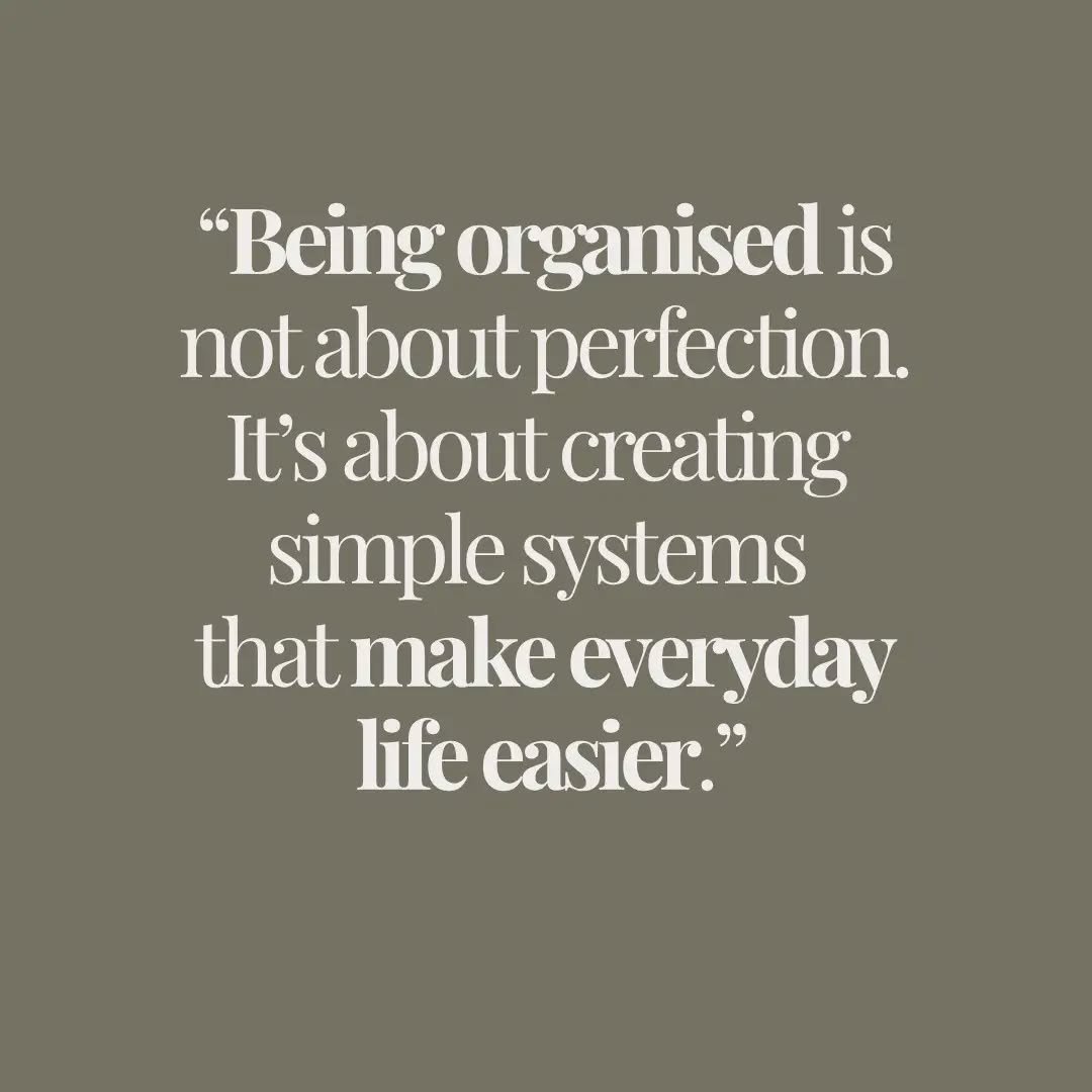 When I organise any space, my goal is never Pinterest-perfect results. It's about creating practical systems tailored to each family, home, or business. 

Every space and every person has different needs, so there is no one-size-fits-all solution.

T