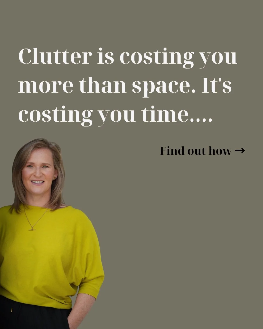 An organised home is all about making life easier.

The biggest benefit of an organised home is the time you gain.

Less time tidying. Less time searching for things. Less time feeling overwhelmed by the never-ending jobs around the house.

More time