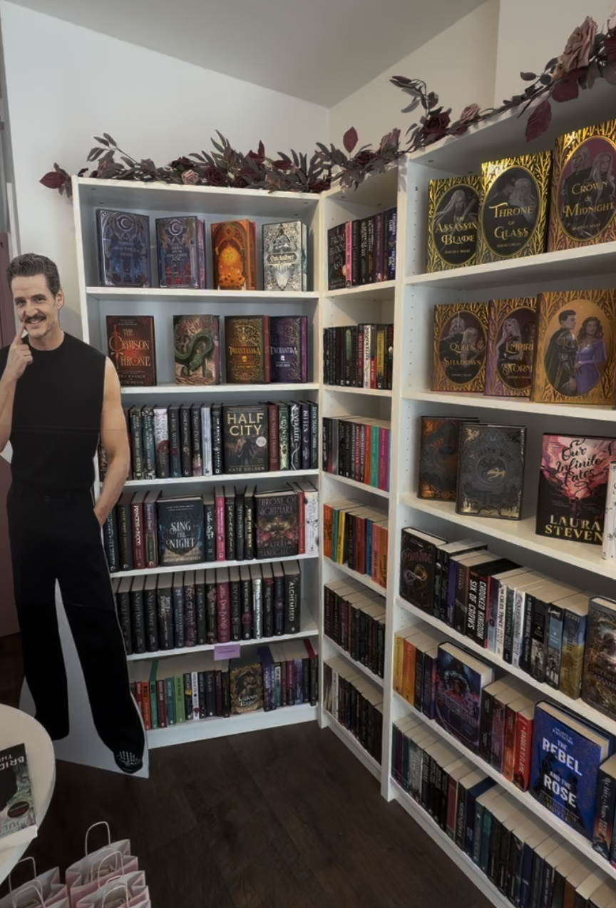 We love a full sized Pedro Pascal to help us shop