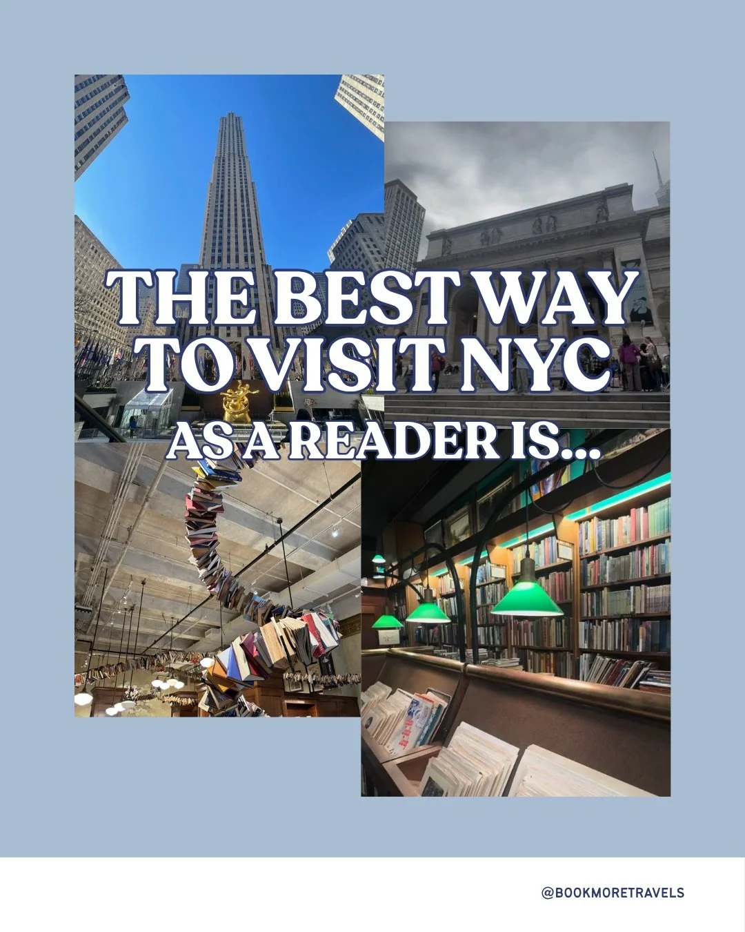 Hi there! I&rsquo;m Hayley your bookish travel gal 

If you live in NYC (are planning to visit soon!) then my content is for you. I combine my twin passions of books and shopping to create free content for readers in NYC- and now worldwide! 
 There a