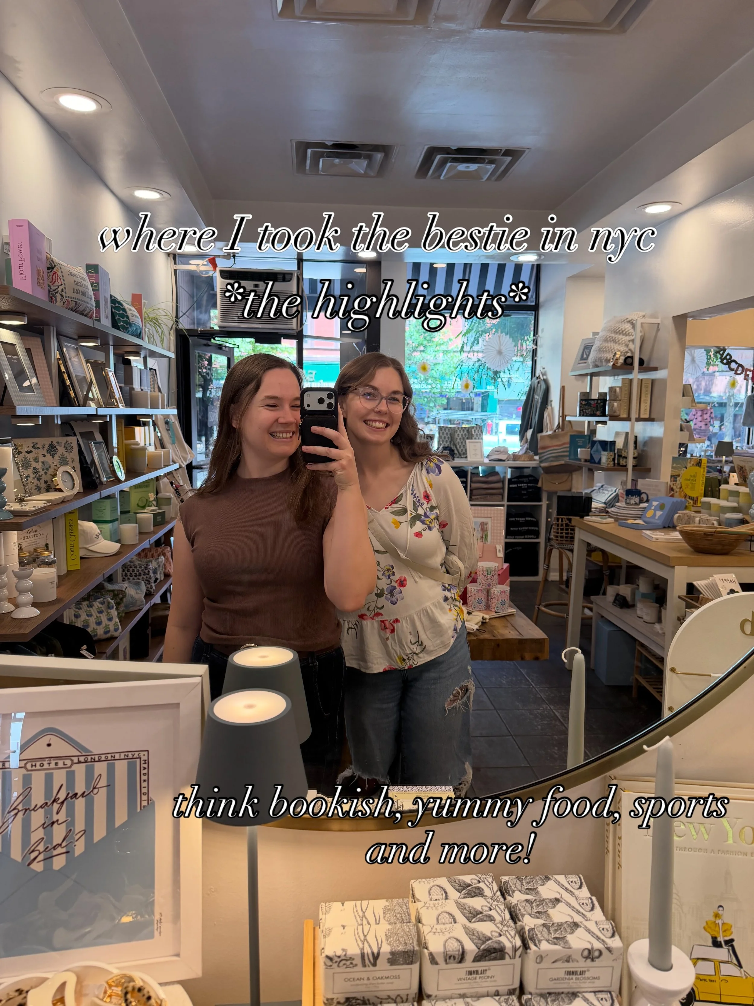 A Week with the Bestie in NYC

My best friend flew in to nyc all the way from Boise so you know we had to do all the fun things. Here are some of the highlights (so you can take notes on future fun days in nyc!

She is very sporty and I love trying n