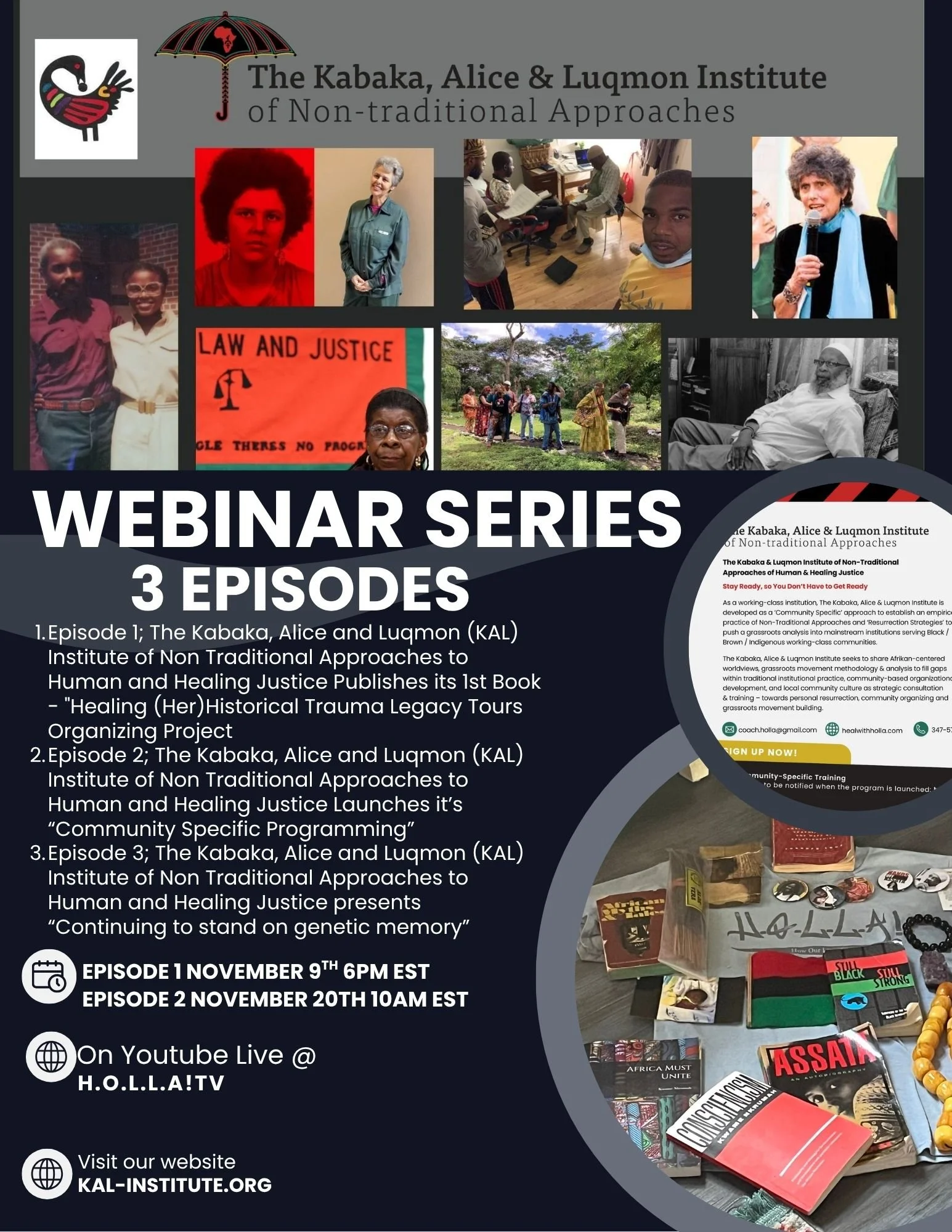 THE KAL-INSTITUTE WEBINAR SERIES 