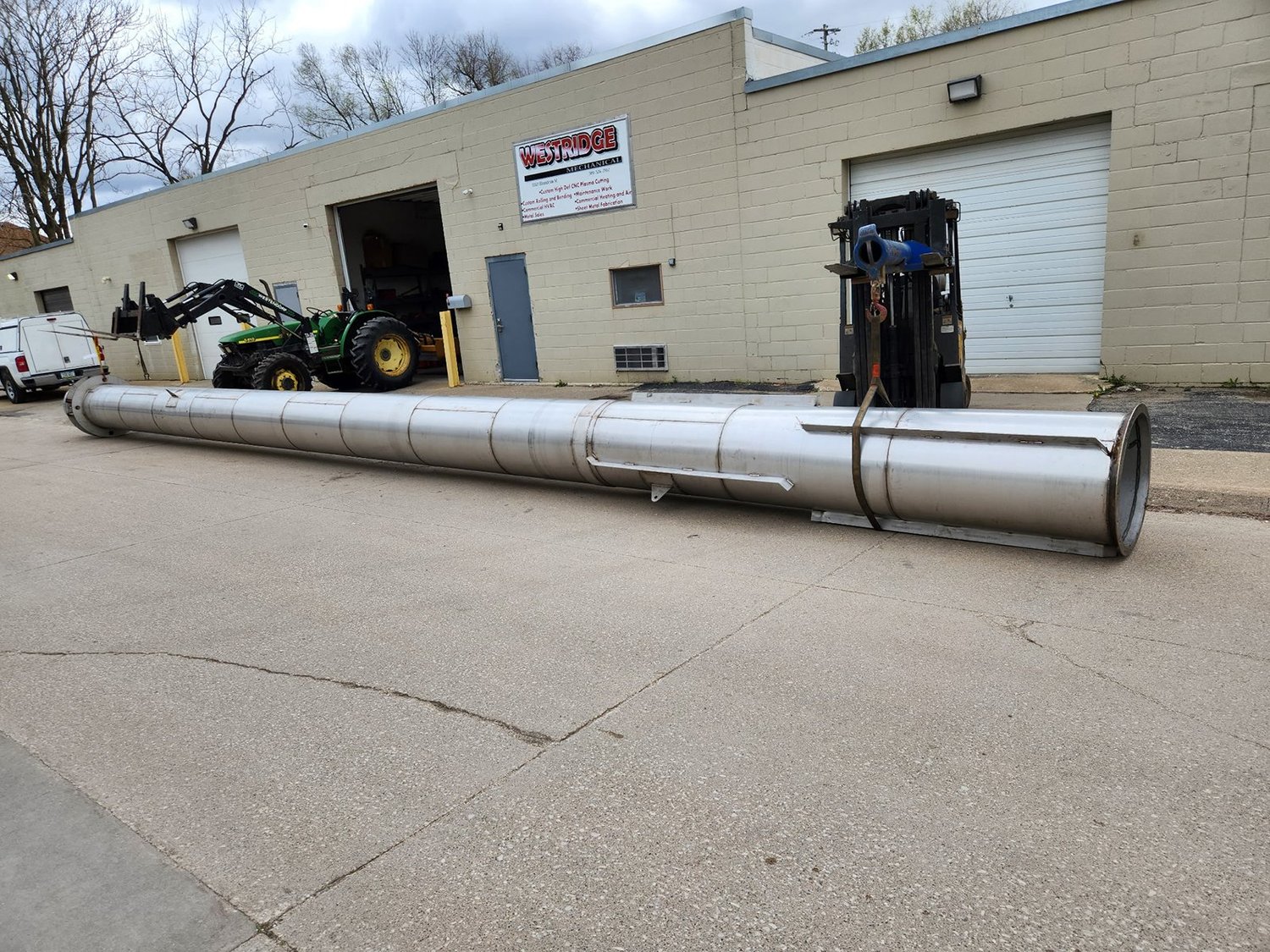 Stainless Steel Vent Stack for Industrial Ventilation — Westridge ...