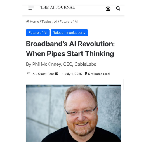 Client Spotlight: CableLabs Featured in AI Journal
