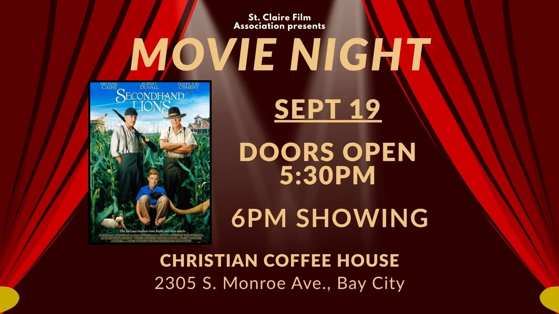 I.D. Movie Night "Secondhand Lions"