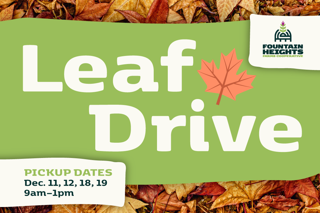 Leaf Drive: Donate Your Bagged Leaves to Support the Farm