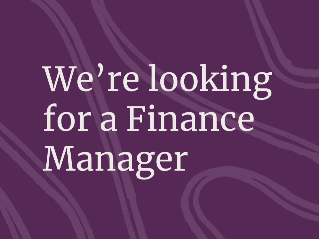 Work with us! Finance Manager position available 