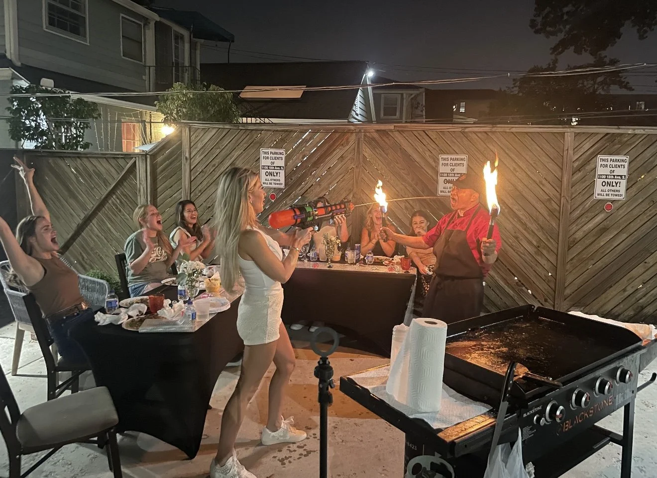 Houston Hibachi Catering 🔥 The Ultimate Backyard Party Experience