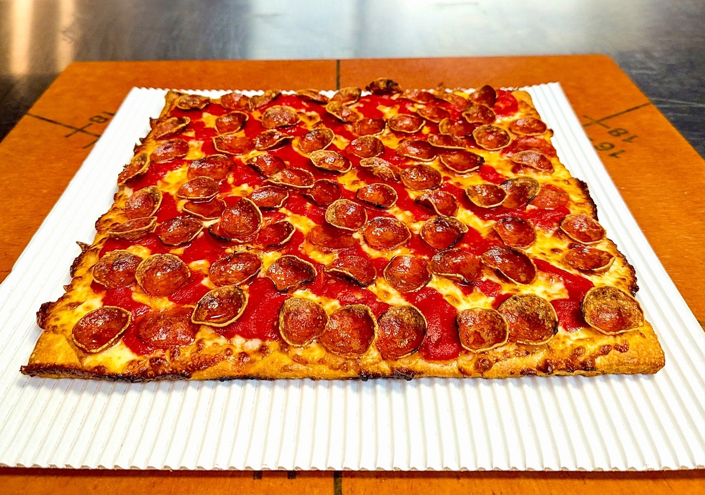 Thin and Crispy with those powerful @ezzosausageco pepperonis.

Back in 2019 the guys over at Ezzo drove an hour to give me some pepperoni samples to test before we launched our food truck.

I love using quality products, but they&rsquo;re even bette