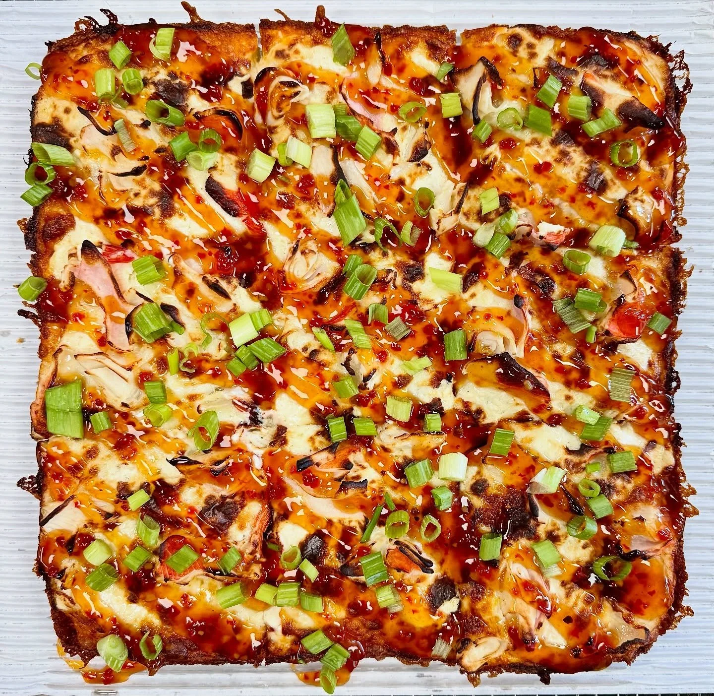🚨THE EUGENE IS BACK🚨

Our Crab Rangoon pizza is about as weird as it gets&hellip; but hear us out:

Pizza is just an open-faced sandwich.
So why can&rsquo;t we throw some wild stuff on it?

🦀 Risk taker? Perfect. Let&rsquo;s get weird!
🍕 Traditio