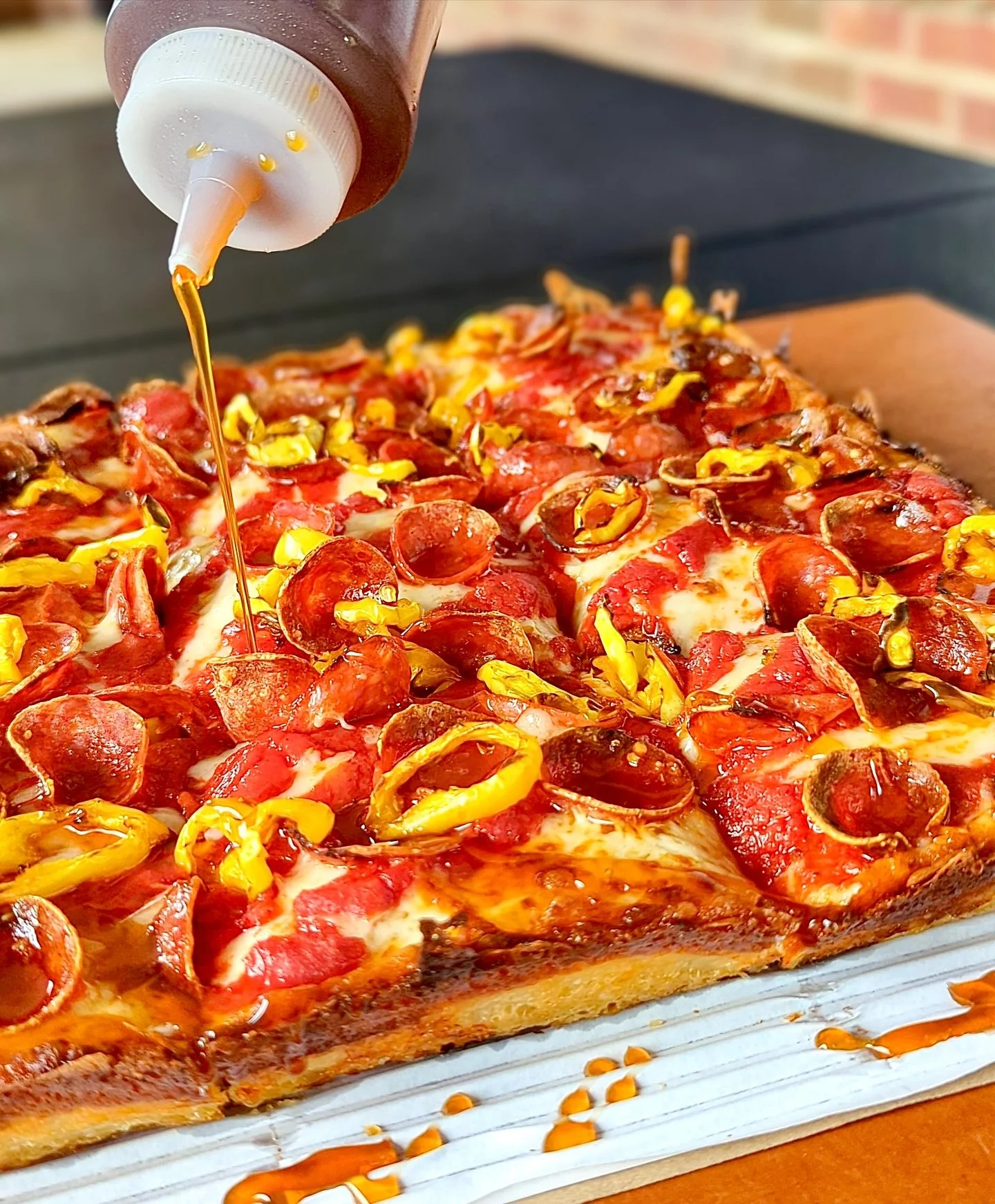 Thick crust, thick cookies, free garlic parm knots.

It&rsquo;s how we roll🕺💃

Last day this week for some free knots (spend $20 and use promo code KNOTS).

🍪 Espresso Toffee 
🍕 Mario (pepperoni/banana peppers/hot honey)

Ok love you bbbbbyyyyyee