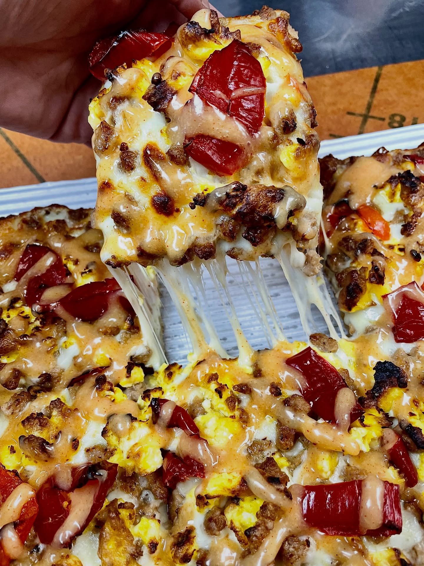 One of the best parts of Christmas morning was our family breakfast! 

My mom would make an egg casserole (probably the most Midwest thing) but man&hellip; firing up the Sega and slapping all that breakfast on some toast was 🔥🔥

So, The Breakfast C