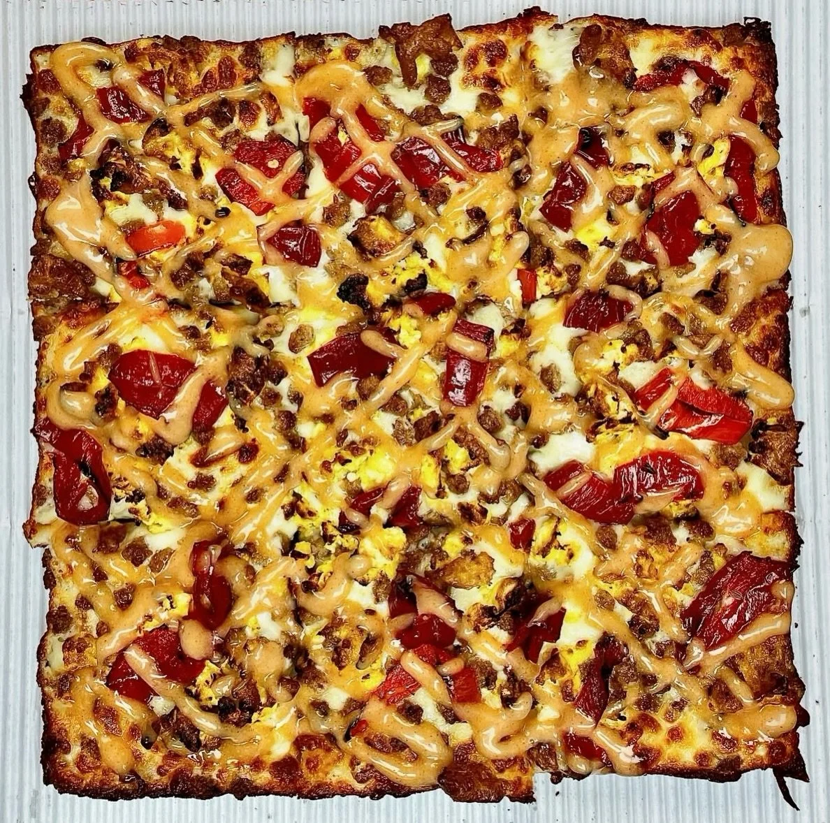 Last weekend to snag a breakfast pizza and these banger cookies! (PB Cream Stuffed Choco Chip &amp; Vanilla Cream Stuffed Snickerdoodle)

Whats the special next week? You gotta ask @ellie_hufford she&rsquo;s in charge this time!

WHAT&rsquo;S THE SPE