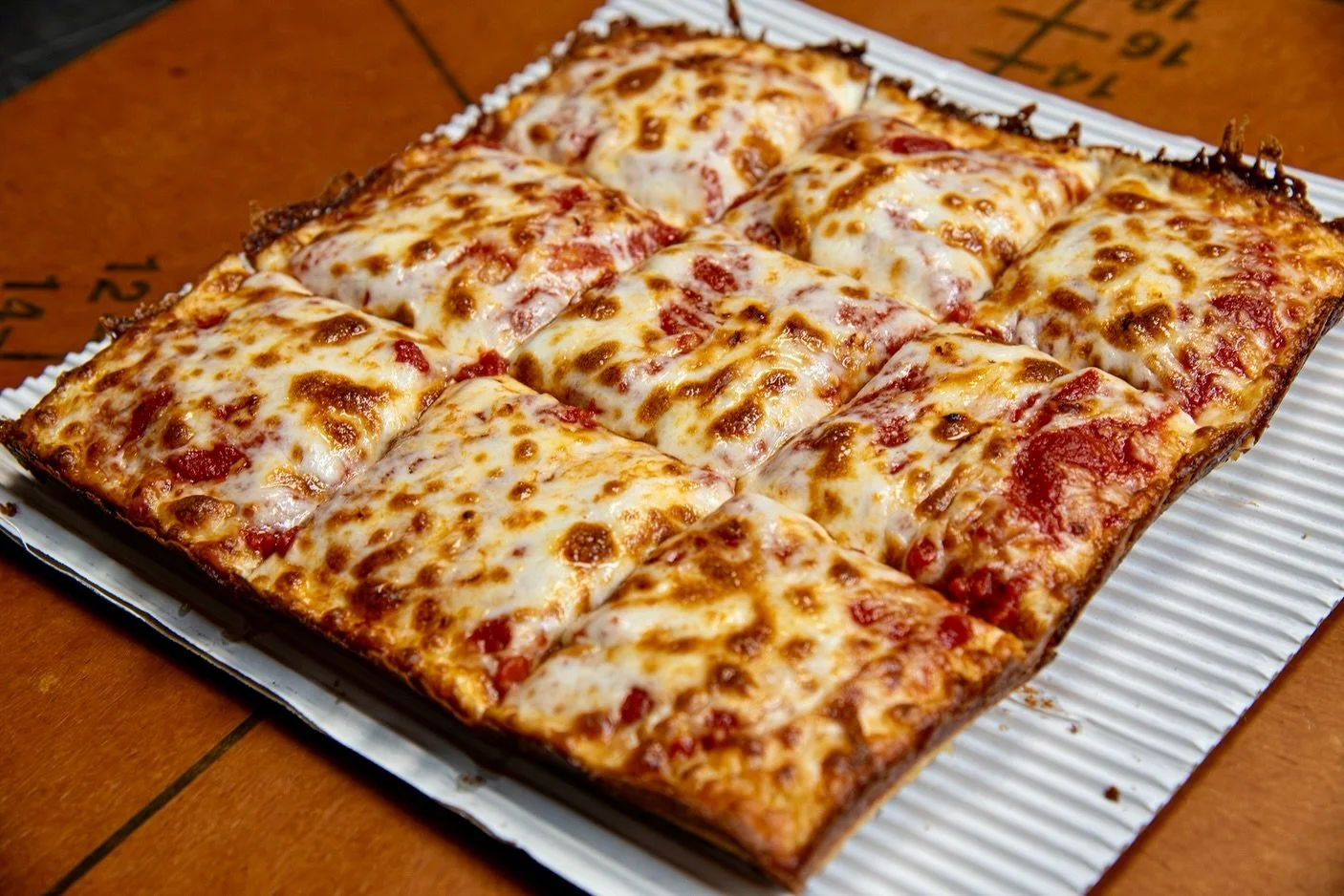 ‼️ Sundays = $10 Medium Thick Crust Pizzas ‼️

There&rsquo;s no better day to try our signature style.

High hydration dough. Long fermentation. Light, airy crumb. Made from scratch, always.

We&rsquo;re not Tavern style.
We&rsquo;re not Columbus sty