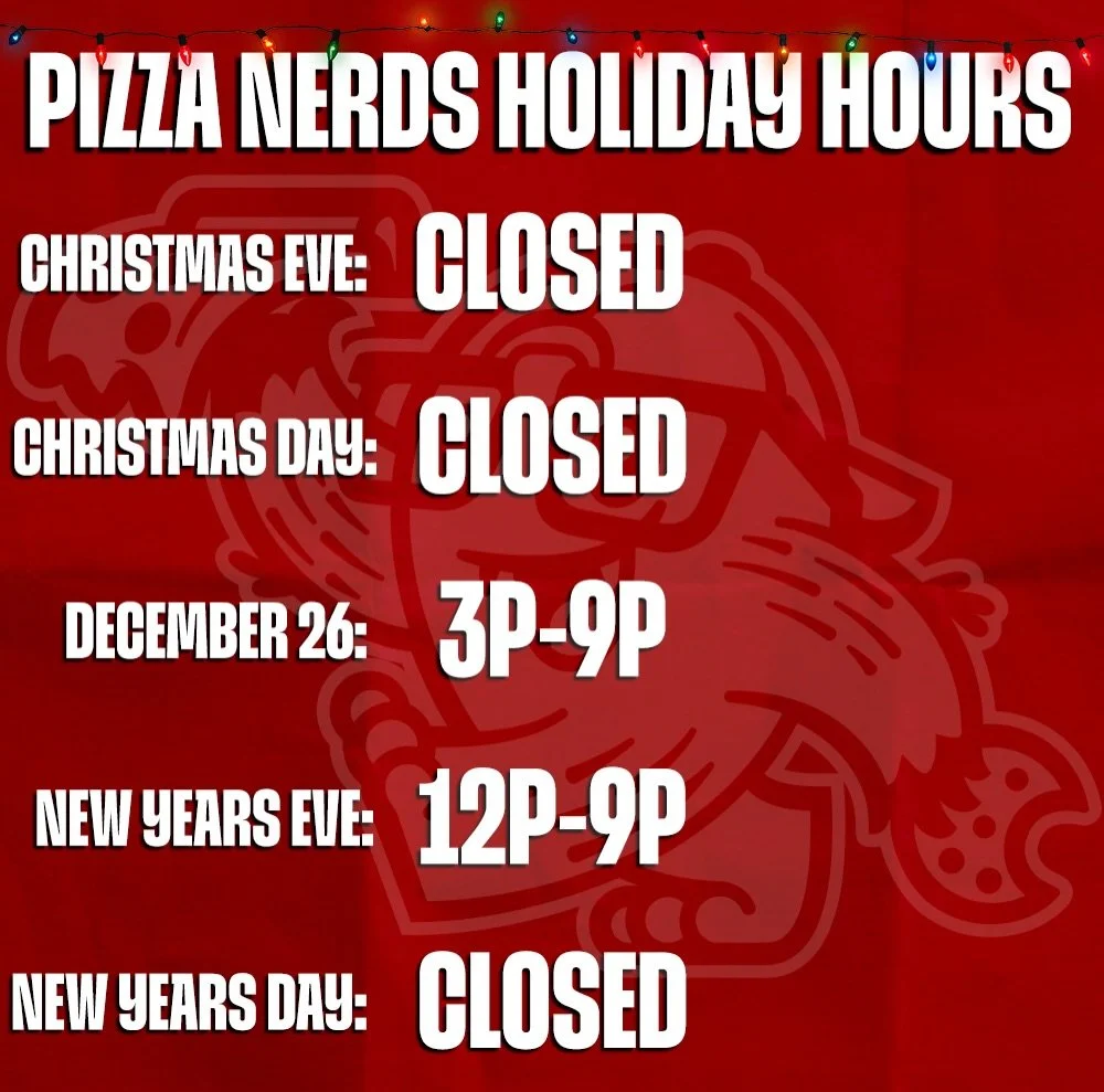 Schedule update for this week and next.

If the dates not listed, we&rsquo;ll be open regular hours.

Ok love you bbbbbyyyyyyeeeeeee