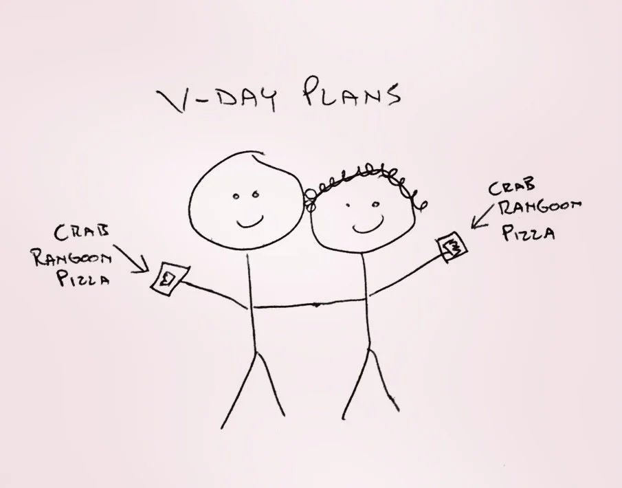 Just us and some Crab Rangoon Pizza ❤️

Don&rsquo;t be jealous&hellip; you can totally do this too.

It&rsquo;s easy.
✅Step 1: Send this to your best friend
Step 2: Order pizza
Step 3: Bring pizza to your best friend
Step 4: Eat the whole thing

Vale