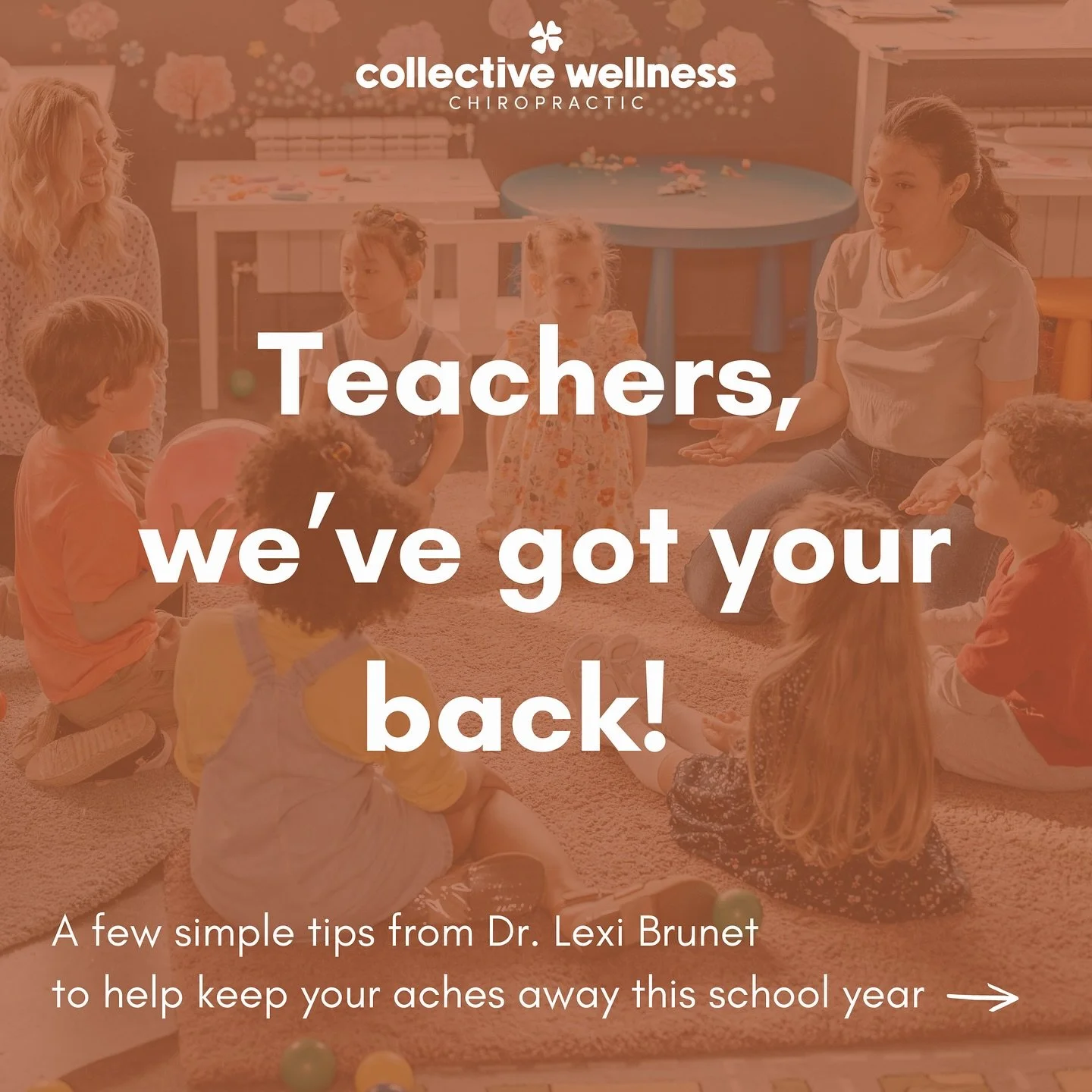 📚✏️👩🏻&zwj;🏫🖍️📝
Back to school season is here, and we see you!
 Early mornings, full classrooms, and long days on your feet&hellip; teachers, we see how much you give and how hard you work. Your body deserves care too!

Take little moments to st