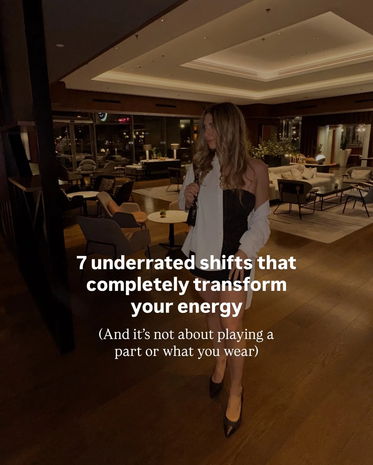 Less performing. More presence.
Less proving. More feeling.
These 7 subtle shifts will change how you move through the world ❤️&zwj;🔥 and how the world moves around you. 

🌹Save as a reminder🌹