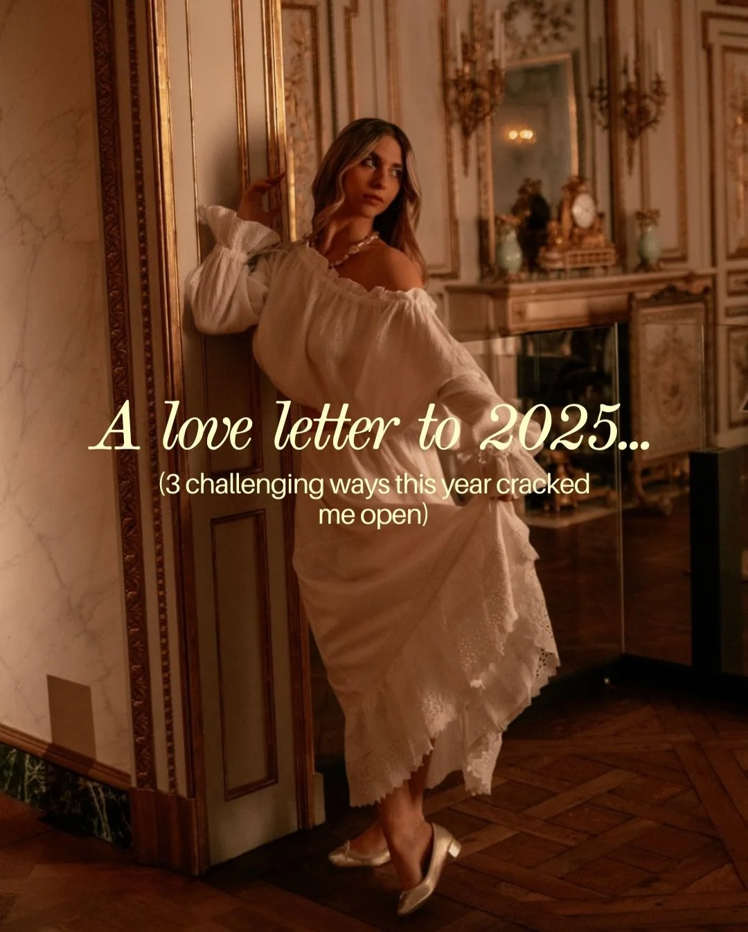 My word for 2026 is ✨MIRACLES✨, what&rsquo;s yours?

2025 was one of my most challenging and expansive years yet. 
I&rsquo;m entering 2026 with the world miracles, not as an otherworldly thing, but trusting that the architecture of life is miraculous