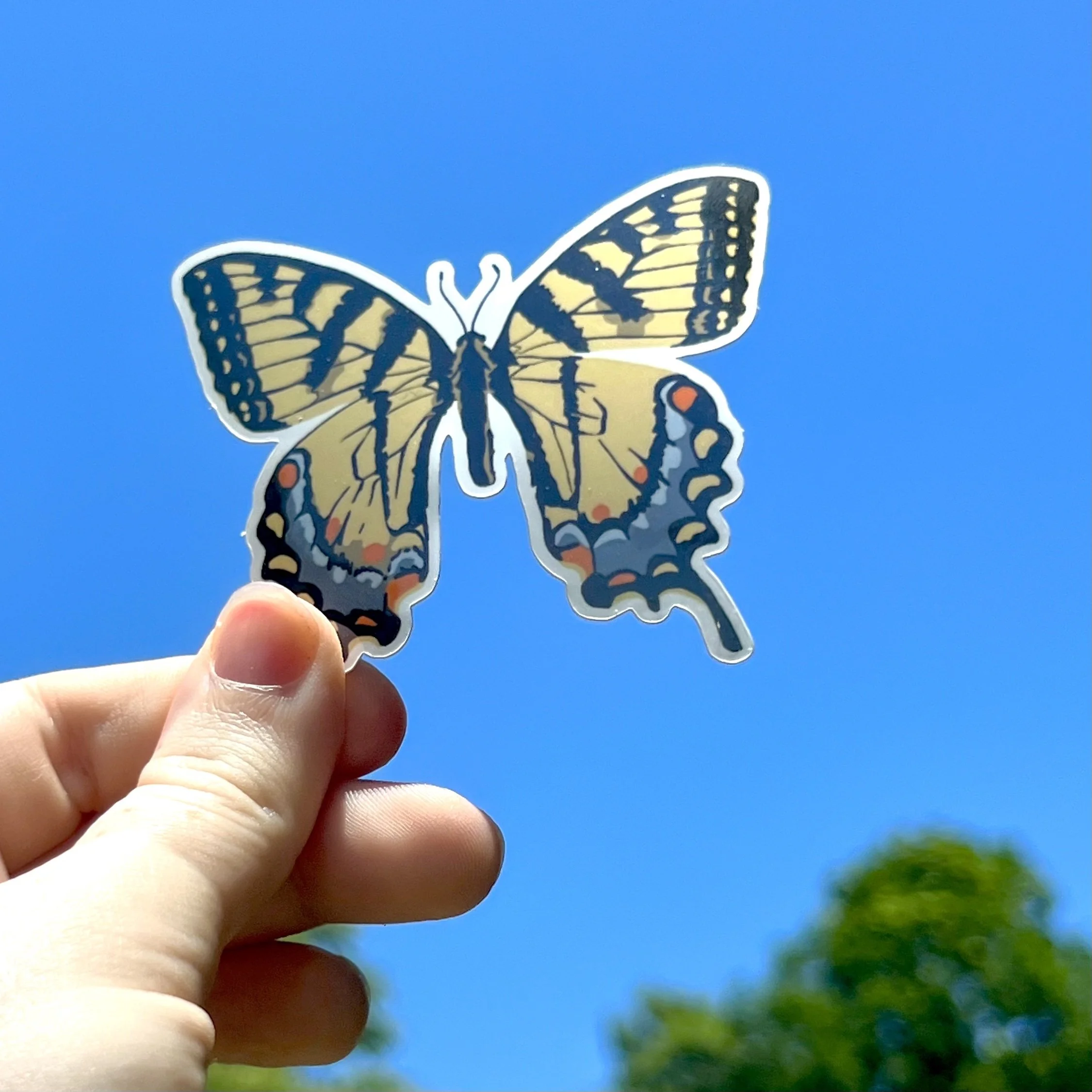 Eastern Tiger Swallowtail Butterfly Sticker