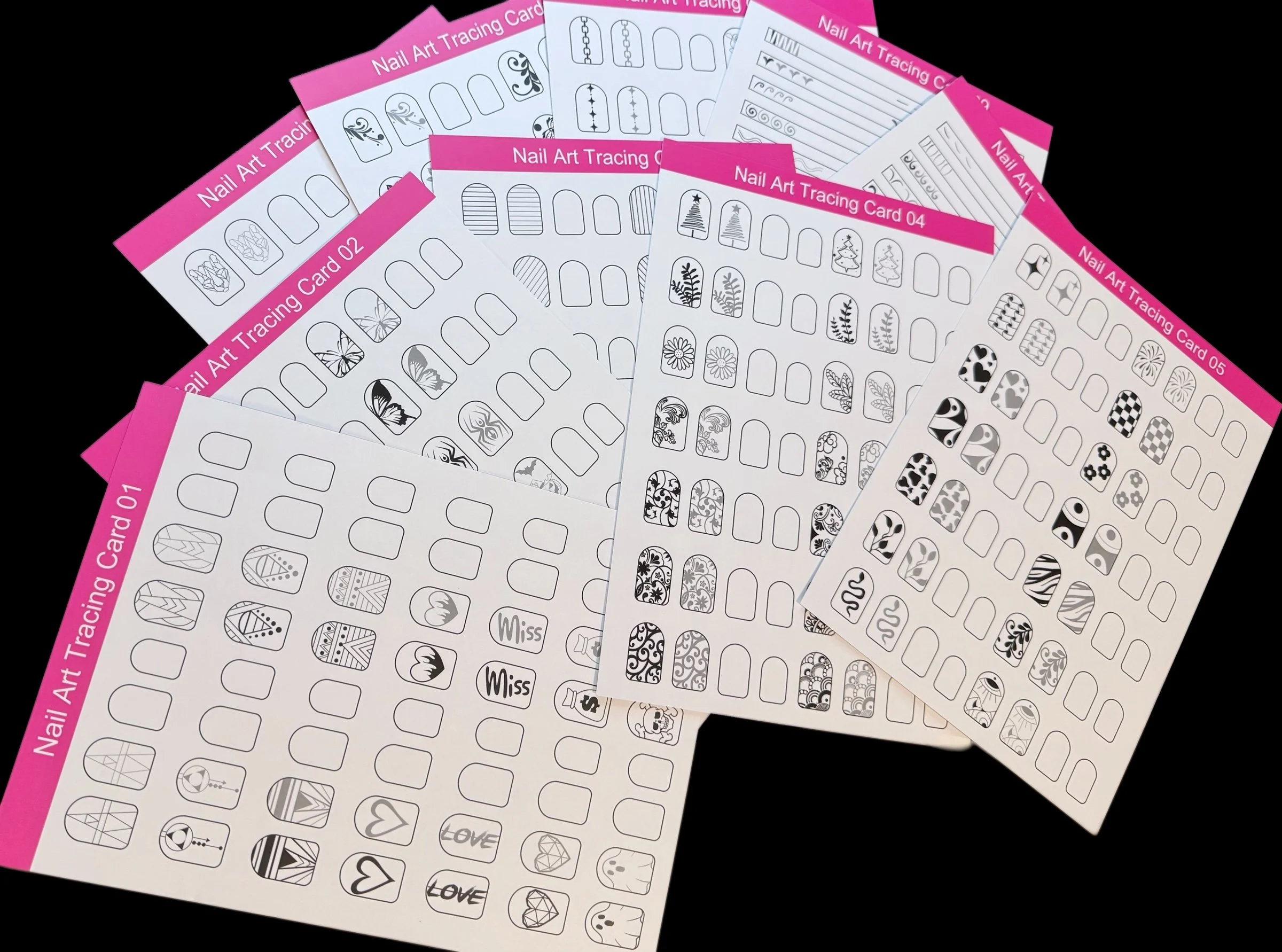 Nail Art Design Card Set - Item#008-905