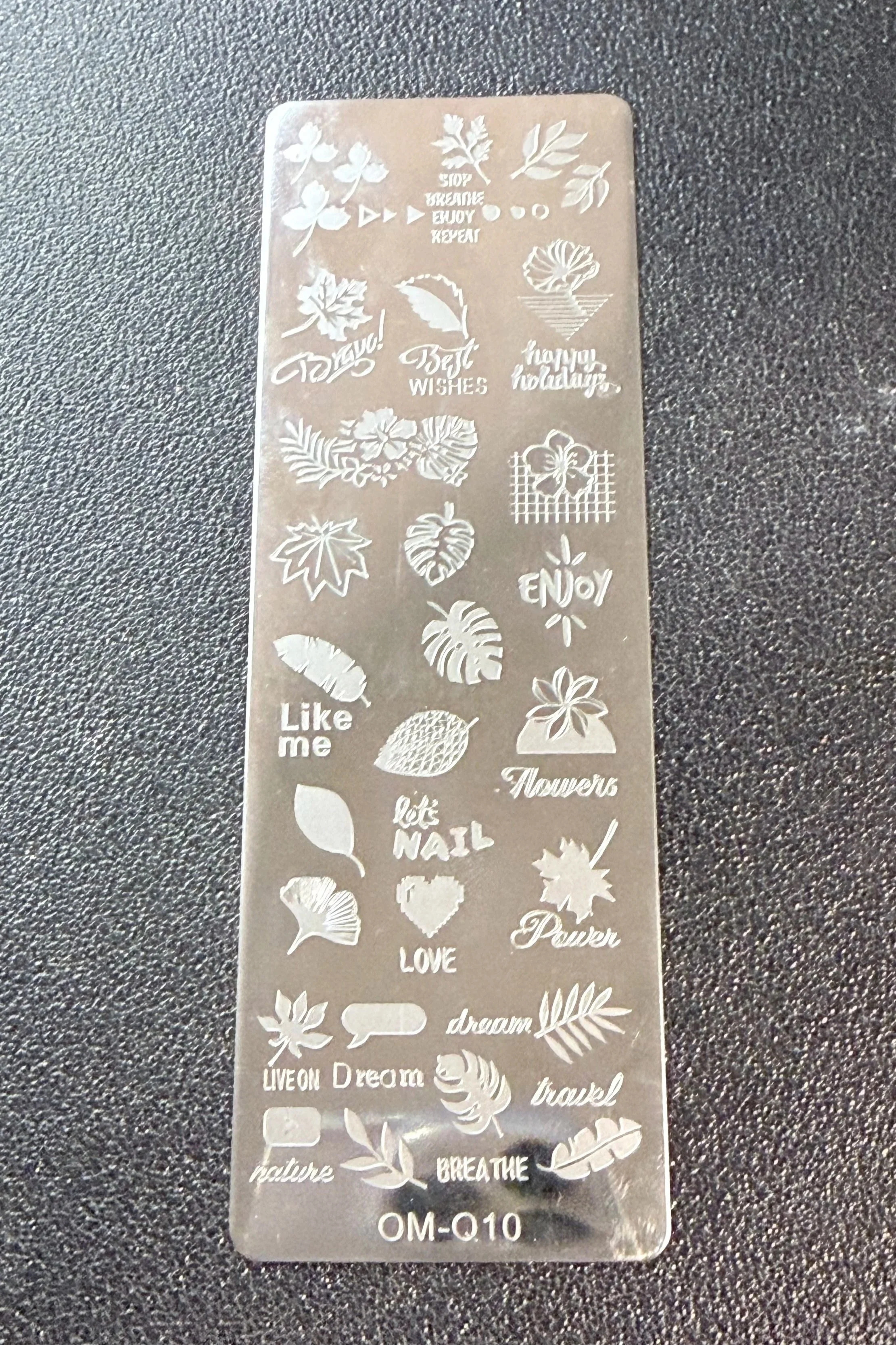 Stamping Plate, Affirmations - Item#007-054