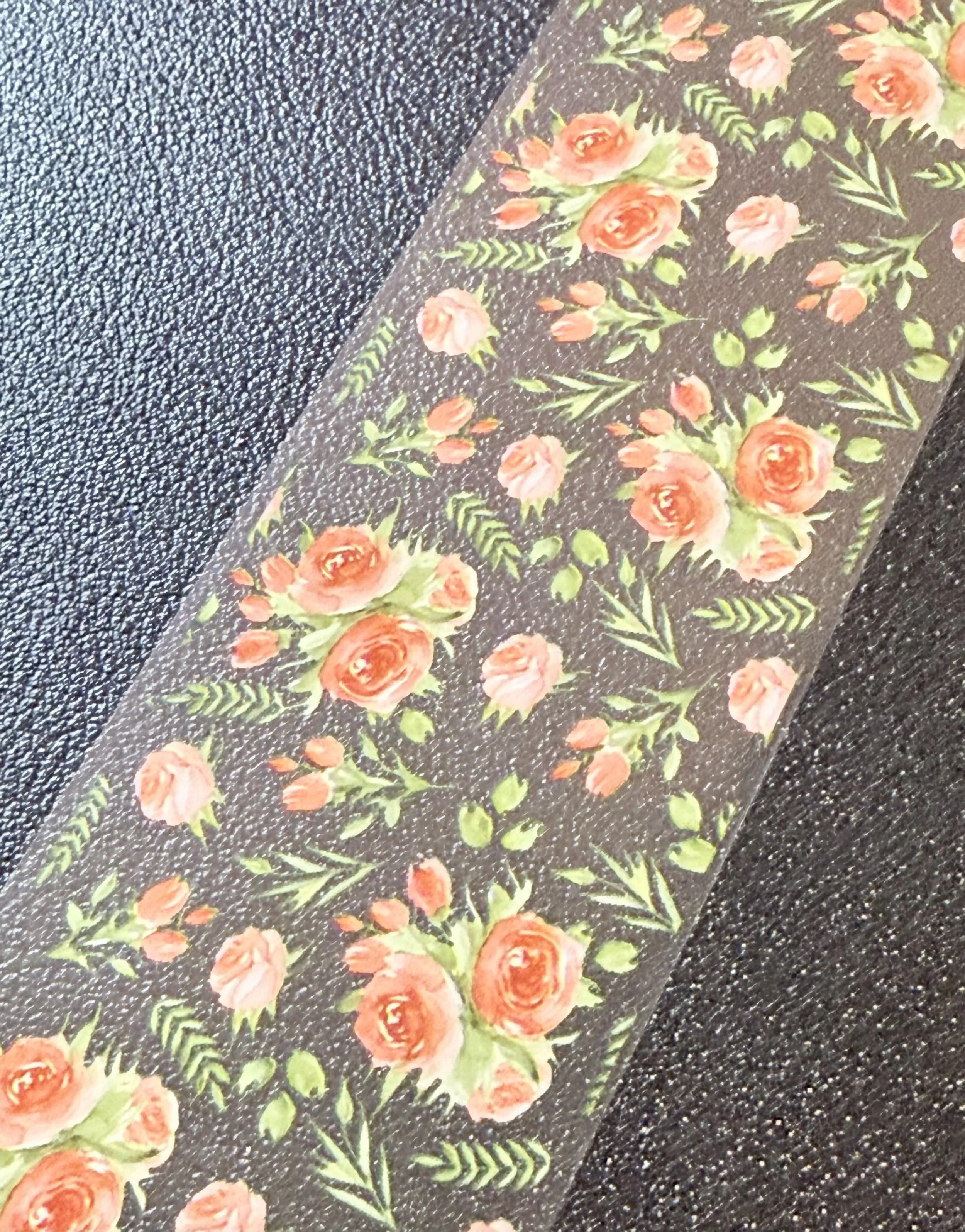 Peach Rose Garden Nail Foil - Item#008-912