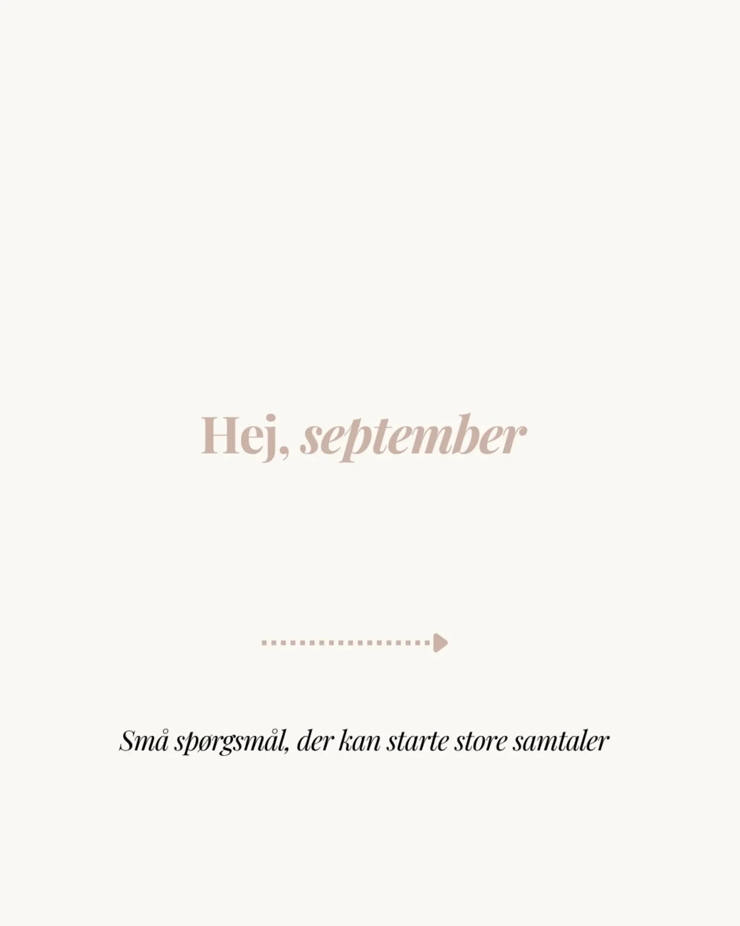 Nogle gange kan et enkelt sp&oslash;rgsm&aring;l &aring;bne en samtale, vi ellers ikke f&aring;r taget.
Det handler ikke om at have de rigtige svar &ndash; men om at v&aelig;re nysgerrig p&aring; hinanden.

Jeg har samlet et par sp&oslash;rgsm&aring;