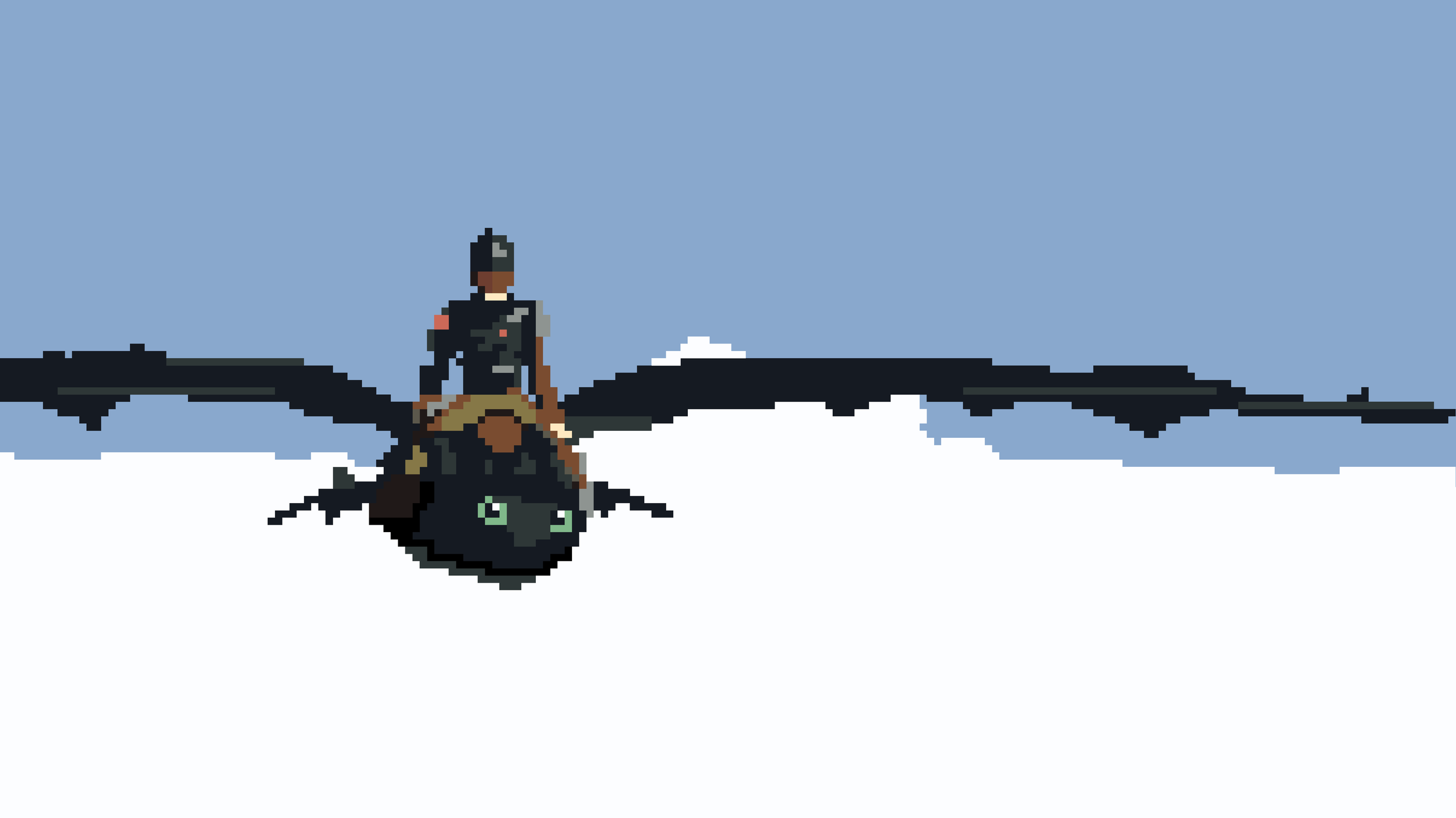 My first time trying pixel art! (HTTYD is my favorite animated franchise :D)