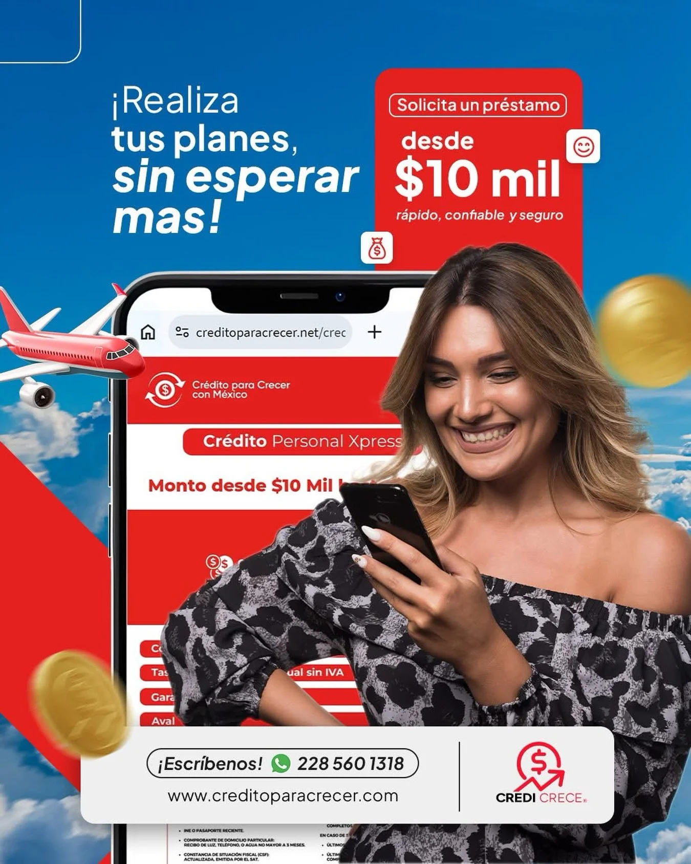 &iexcl;Esta Semana Santa haz posible el viaje que so&ntilde;aste!

Durante vacaciones, miles de personas planifican con meses de anticipaci&oacute;n, pero quienes deciden a tiempo disfrutan mejores oportunidades.

Con #CrediXpress obt&eacute;n desde 