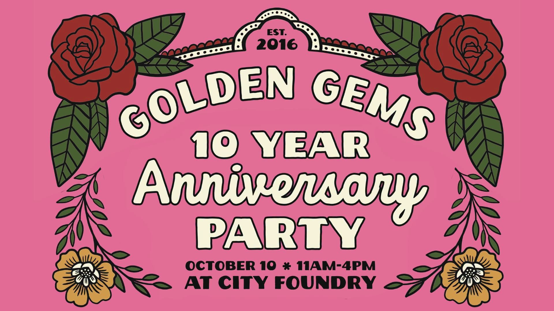 Golden Gems 10th Anniversary