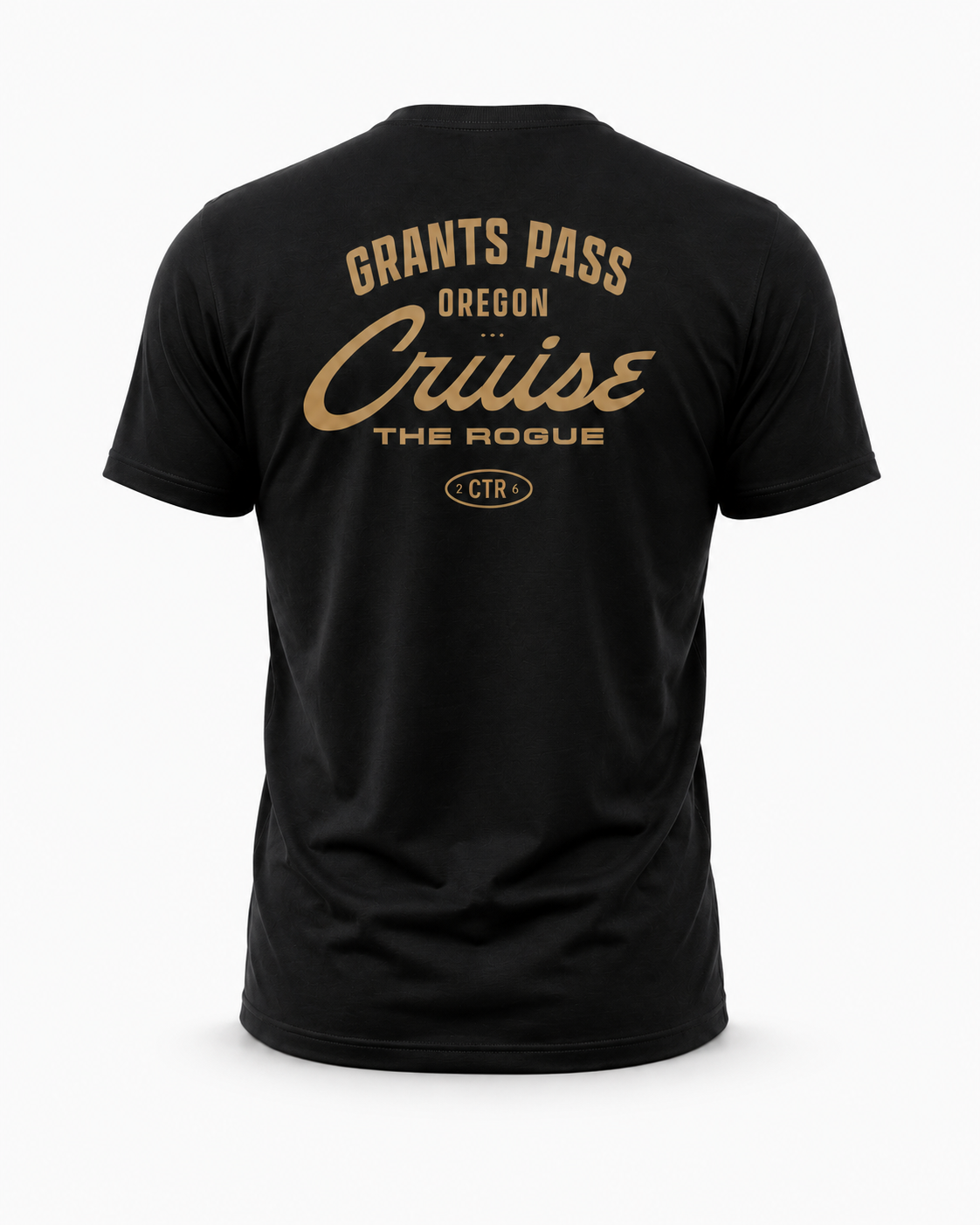 Varsity Tee — Black / Gold