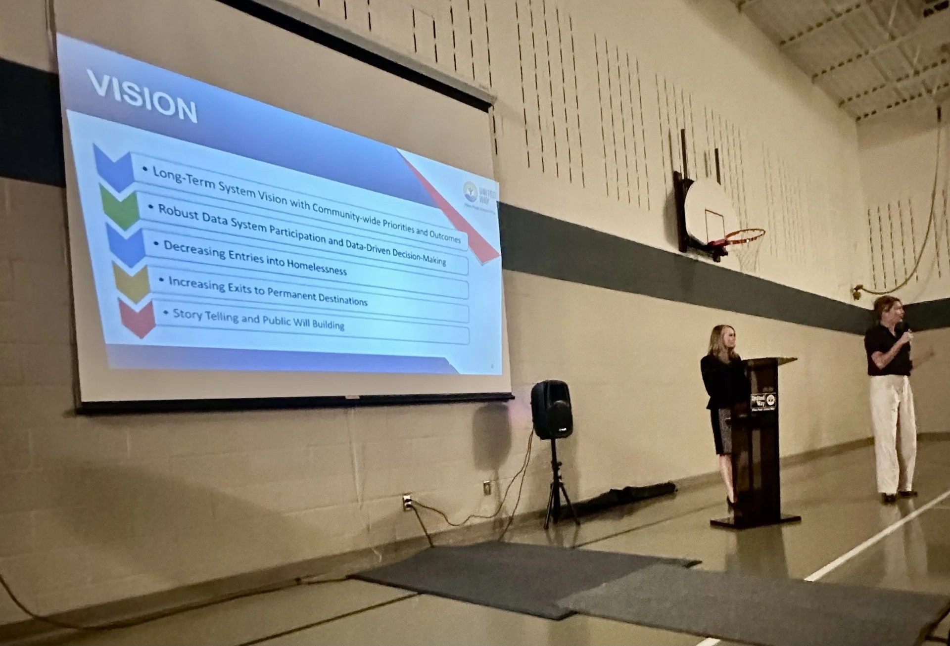 At the June 4 membership meeting, Cami Bremer (President and CEO of PPUW) and Aimee Cox (Chief Housing Officer for the City) outlined an exciting collaborative vision for the CoC.