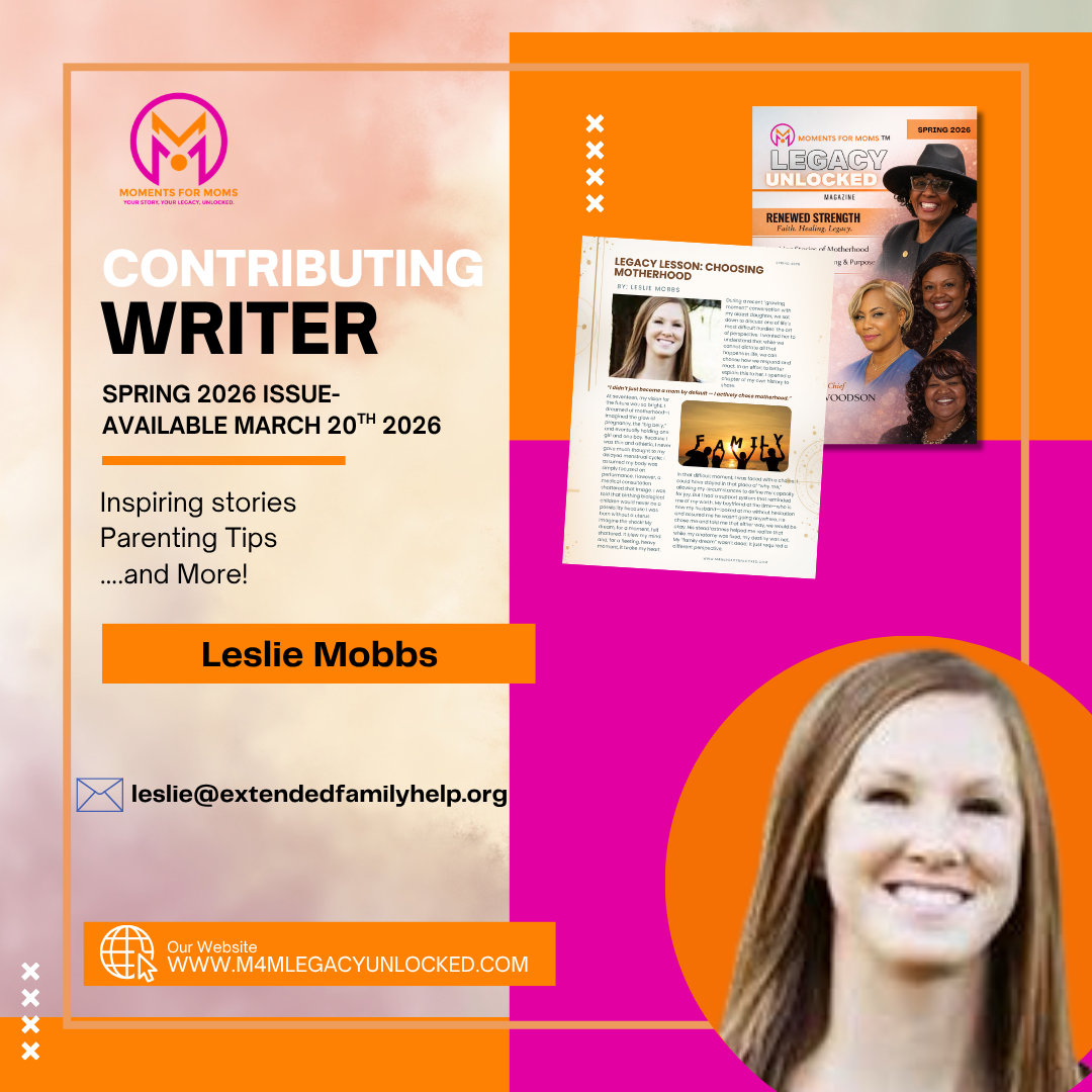 Chosen, Not Defined: A Motherhood Story of Faith, Perspective, and Legacy-  Leslie Mobbs