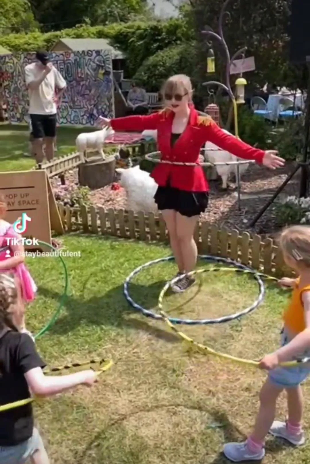 Circus ring leader hula hoop workshop family events and workshops North West England