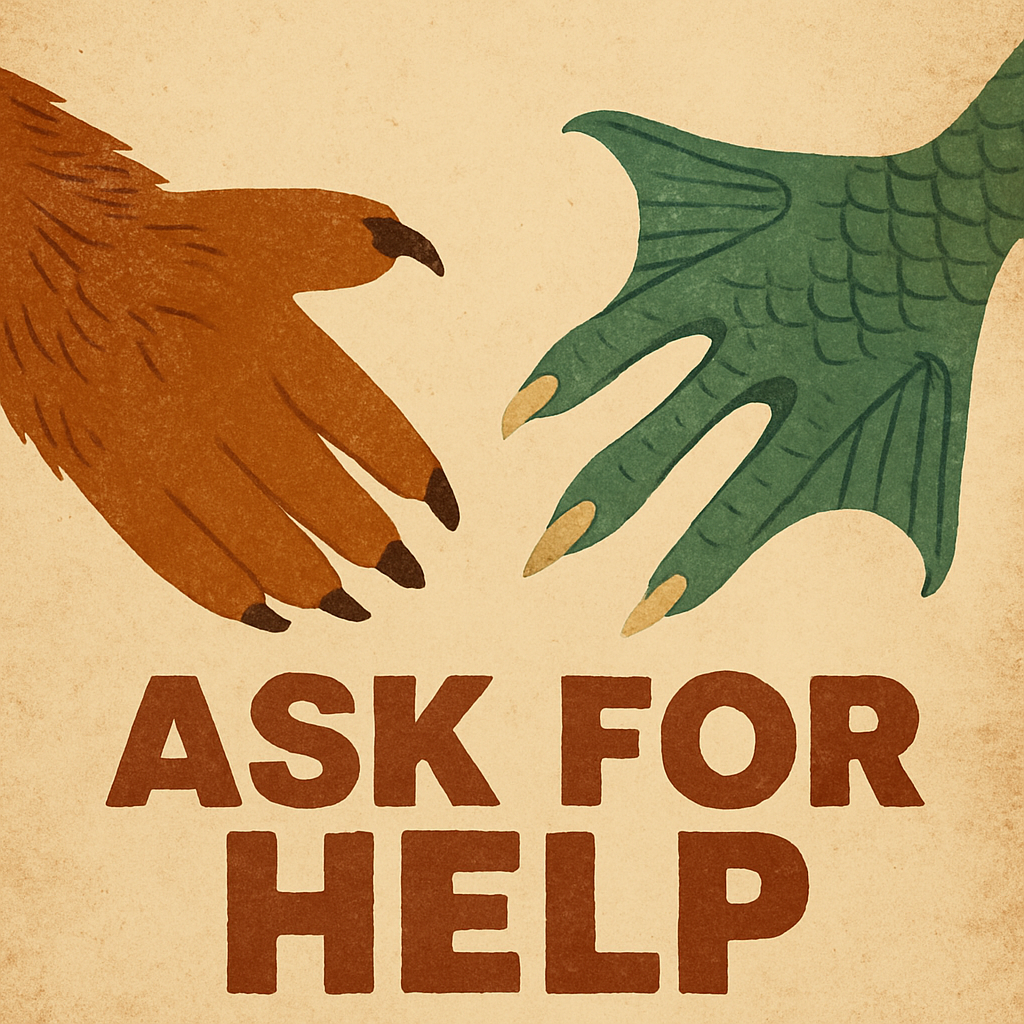 Don’t forget to ask for help.