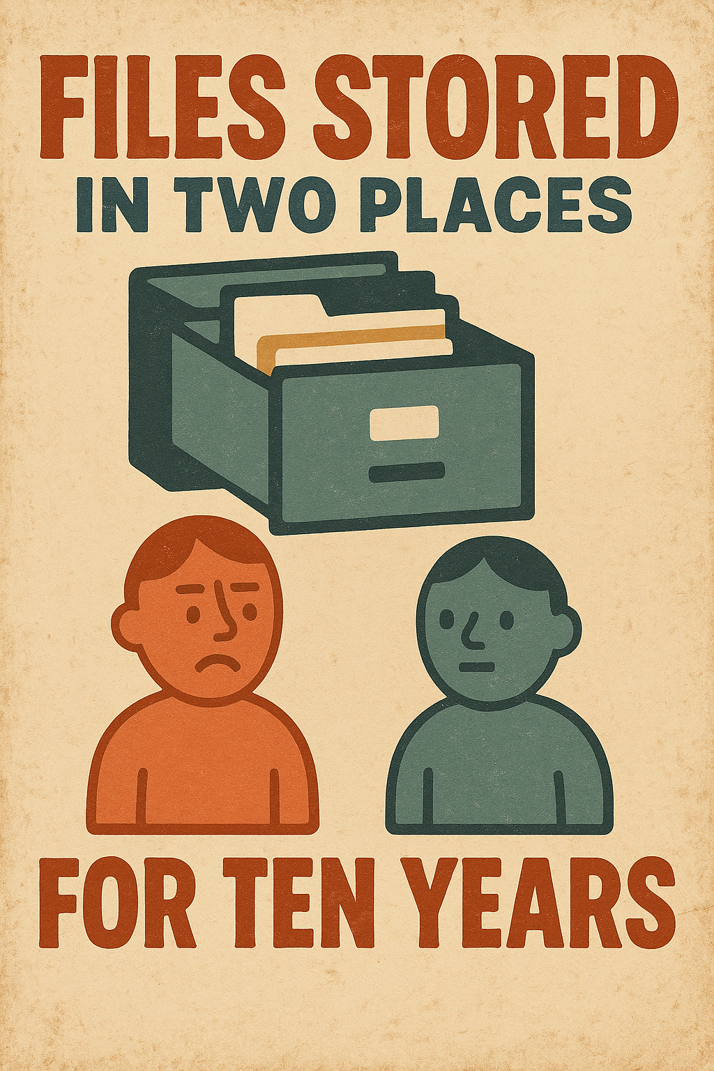 I’ve been storing my files in two entirely separate locations for 10 YEARS.