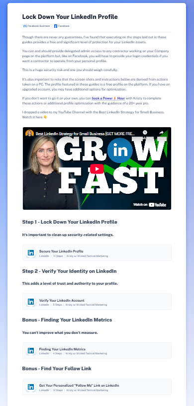 guide showing you how to verify and secure your linkedin profile