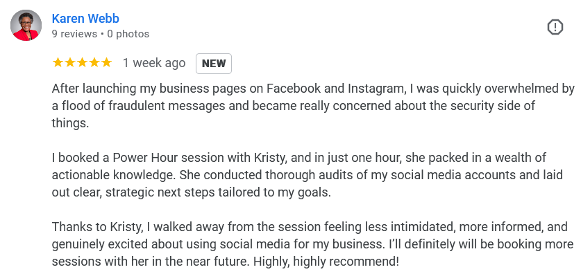 KAREN WEBB REVIEW OF WICKED TACTICAL MARKETING POWER HOUR WITH KRISTY KRUGH