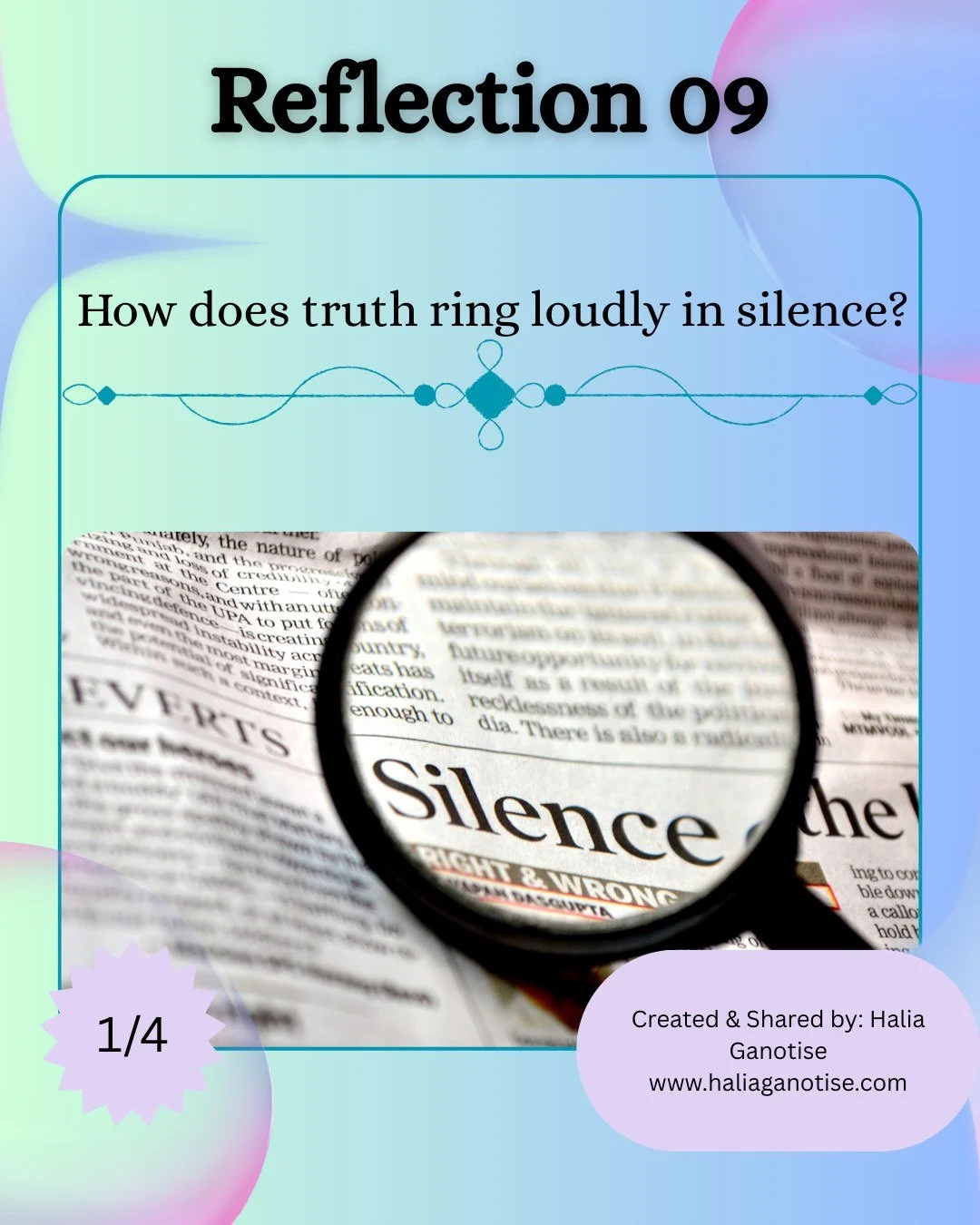 Truth isn't something people always shout from rooftops, mountain ledges, or living room couches. Sometimes the most honest things about people show in silence. #believethem #socializedneither #silence #truth