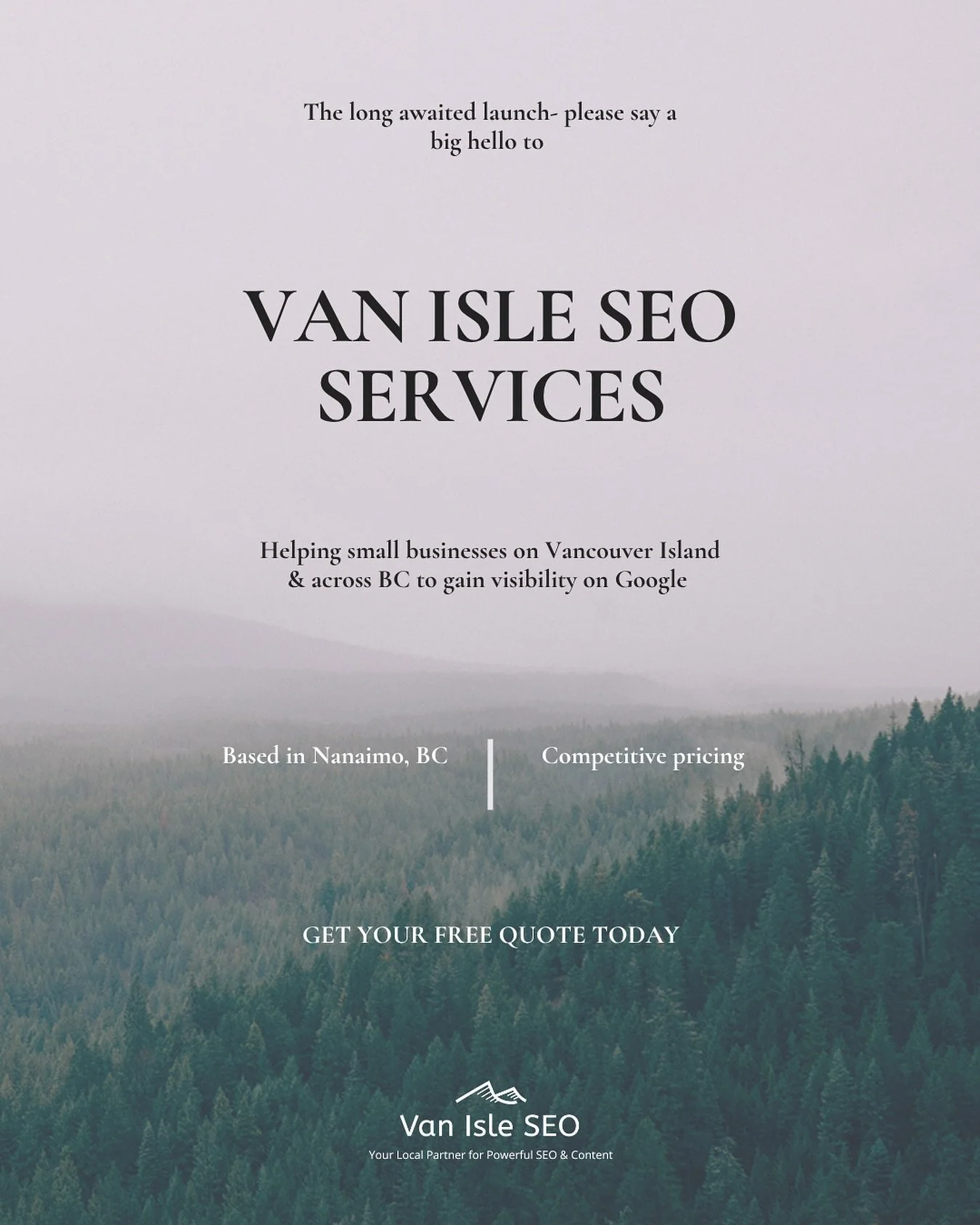 🚀 Say hello to Van Isle SEO!

We help small businesses on Vancouver Island and across BC get found on Google &mdash; without paying agency prices.

🔎 Whether you&rsquo;re a contractor, clinic, freelancer, or shop owner, we offer affordable SEO pack