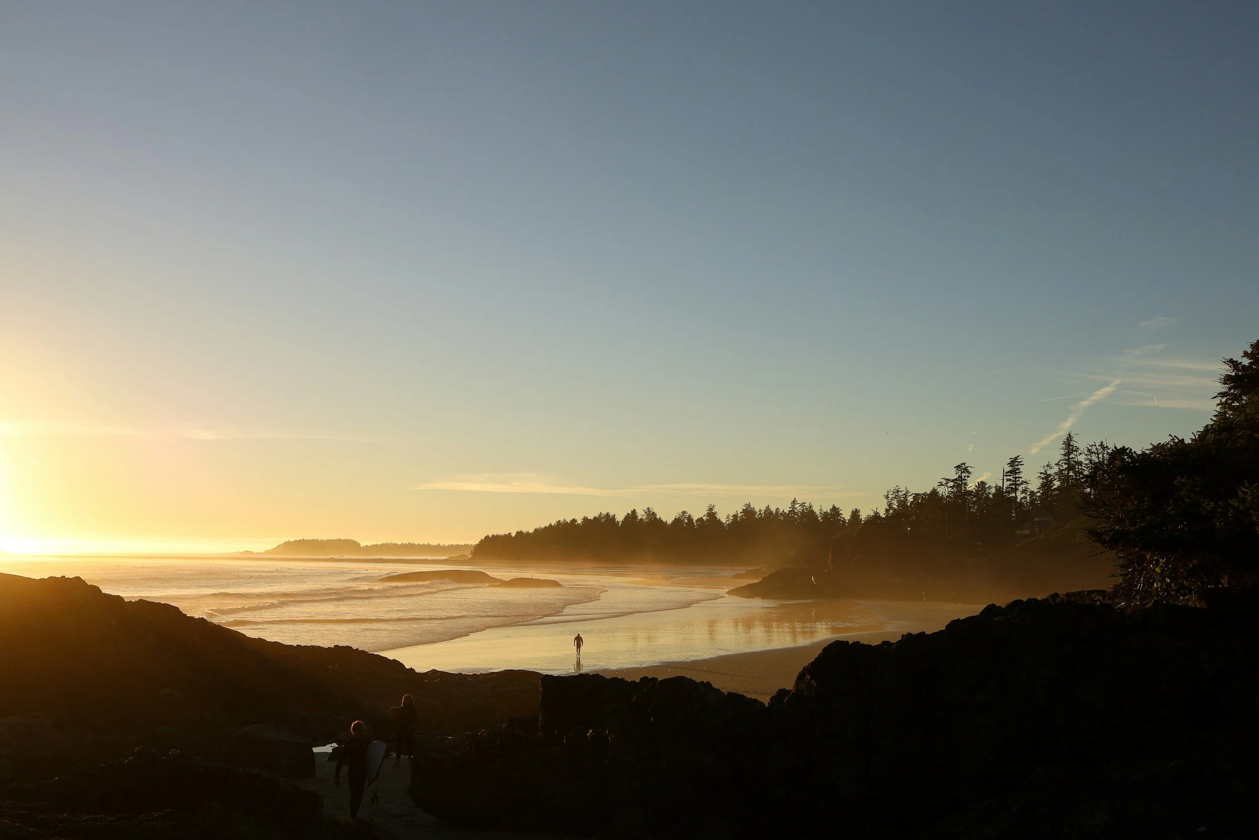 Vancouver Island coastline representing roofing SEO services in Nanaimo, Victoria and the Cowichan Valley