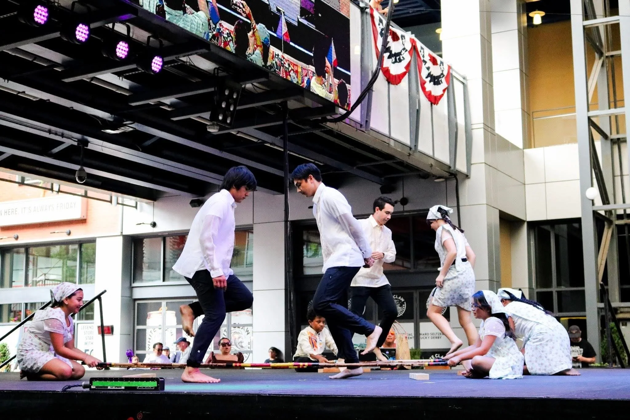 Cultura Philippines dance the Tinikling. (Photo by McKenzie Gary, 2026.)