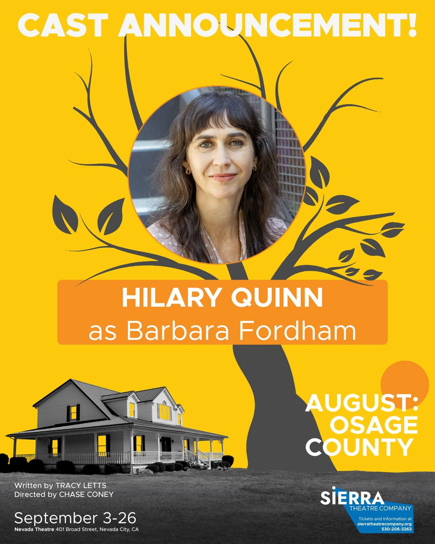☀️Introducing the cast of August: Osage County!
Meet the Fordhams &mdash; and everyone else who comes to visit. Don&rsquo;t miss the drama when it opens this September! 👏👏👏