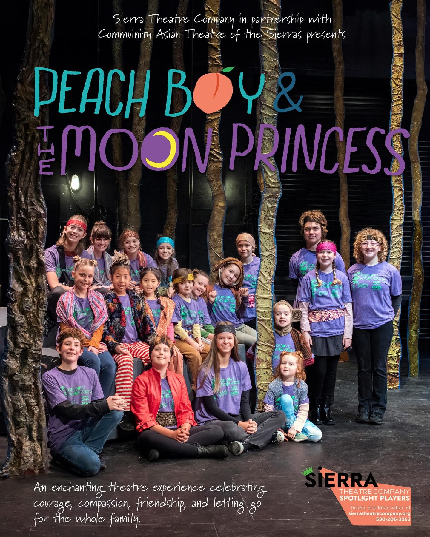 ✨ Sierra Theatre Company is delighted to announce the world premiere of Peach Boy and the Moon Princess! 🌙🍑
This original production weaves together two beloved Japanese folktales into one magical journey filled with adventure, heart, and imaginati