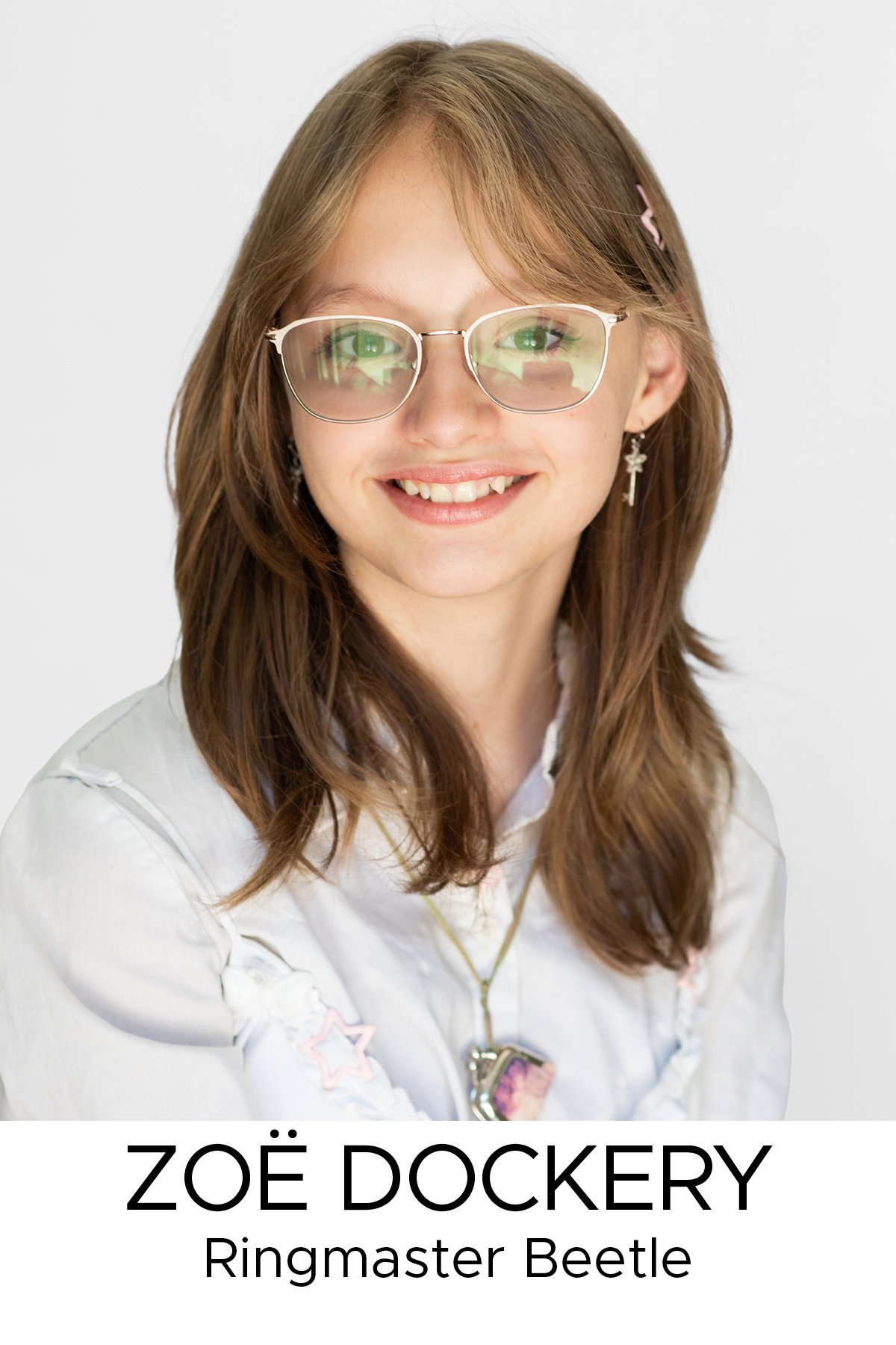 is 12 years old. She’s been acting most of her life, but began to take it more seriously when cast in her first Mainstage Playmakers play, Silver’s Secret. She went on to perform in three more plays with them before participating in A Play In Two Day