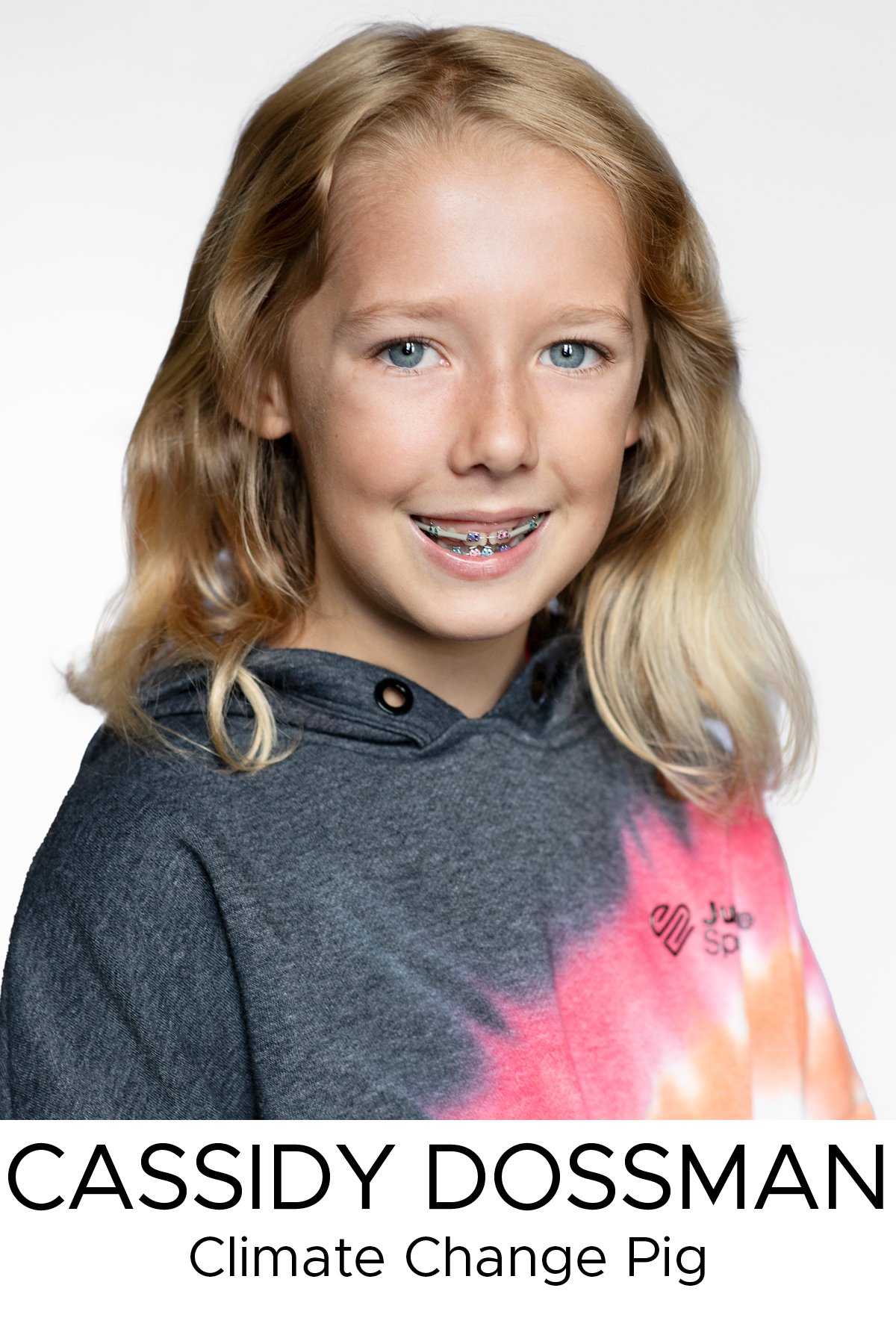 is 8 years old and a proud student of Grass Valley Charter School. When not performing, Cassidy channels her creative energy into painting, designing earrings for her business, swimming, and making magic on stage with friends.