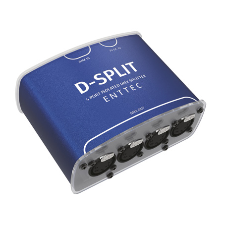 D-Split 4-Port Isolated DMX Splitter